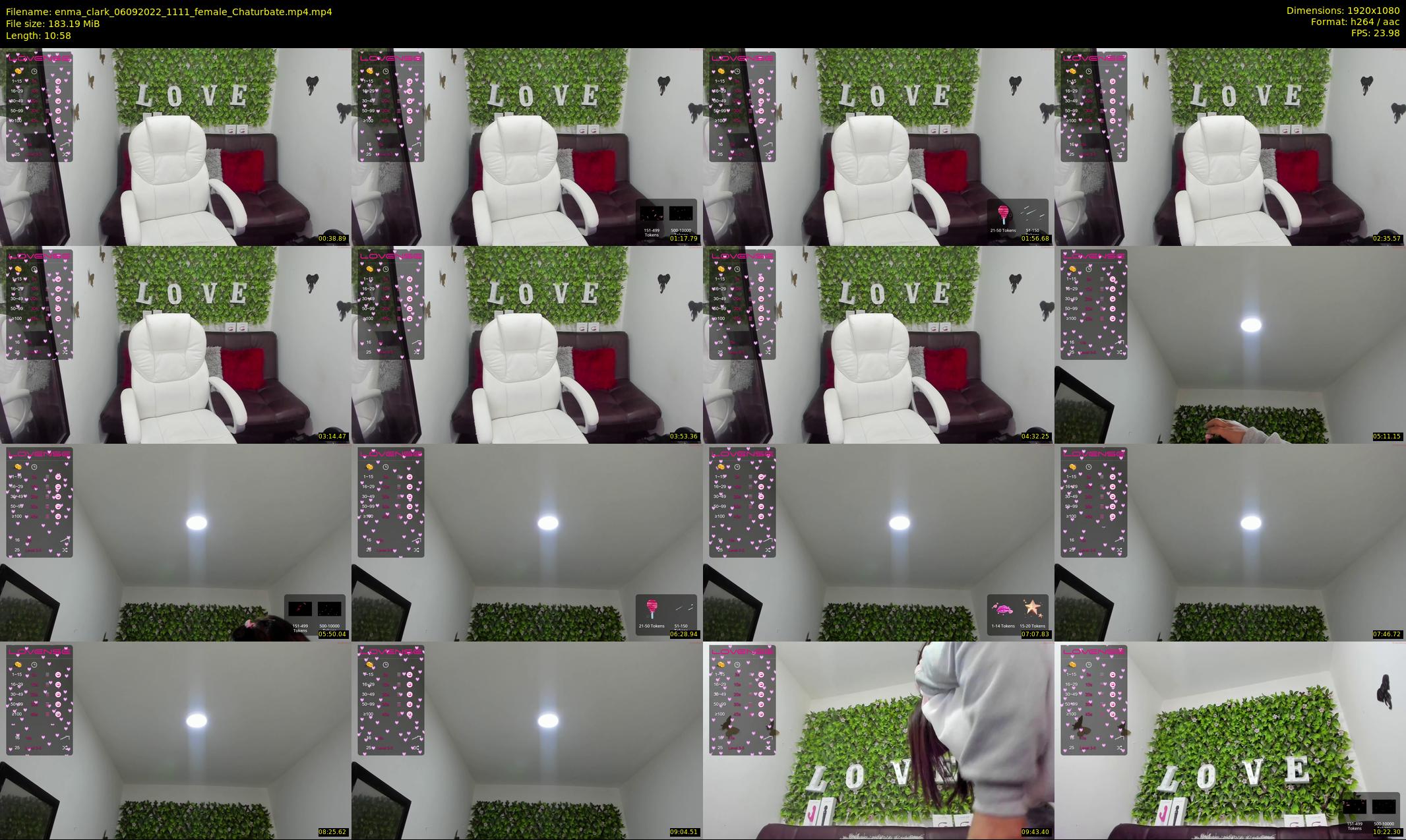 enma_clark — 11 minute Chaturbate female cam show recording, 1080p, Sep 6, 2022