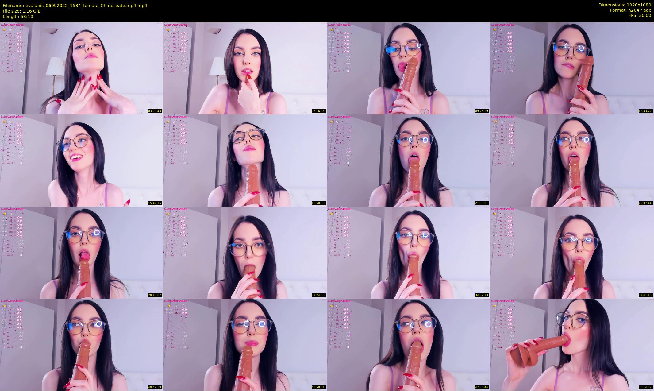 evalanis — 54 minute Chaturbate couple cam show recording, 1080p, Sep 6, 2022