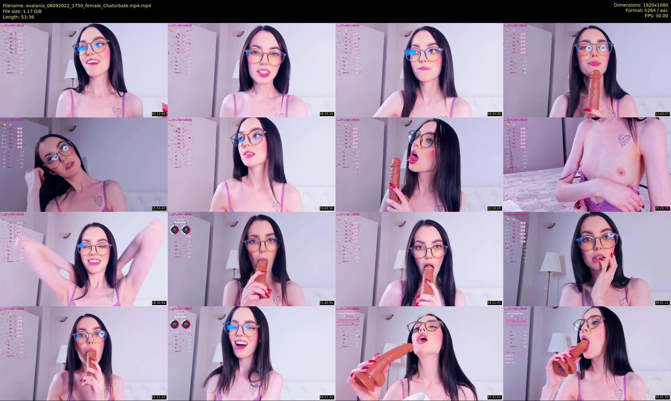 evalanis — 54 minute Chaturbate couple cam show recording, 1080p, Sep 6, 2022