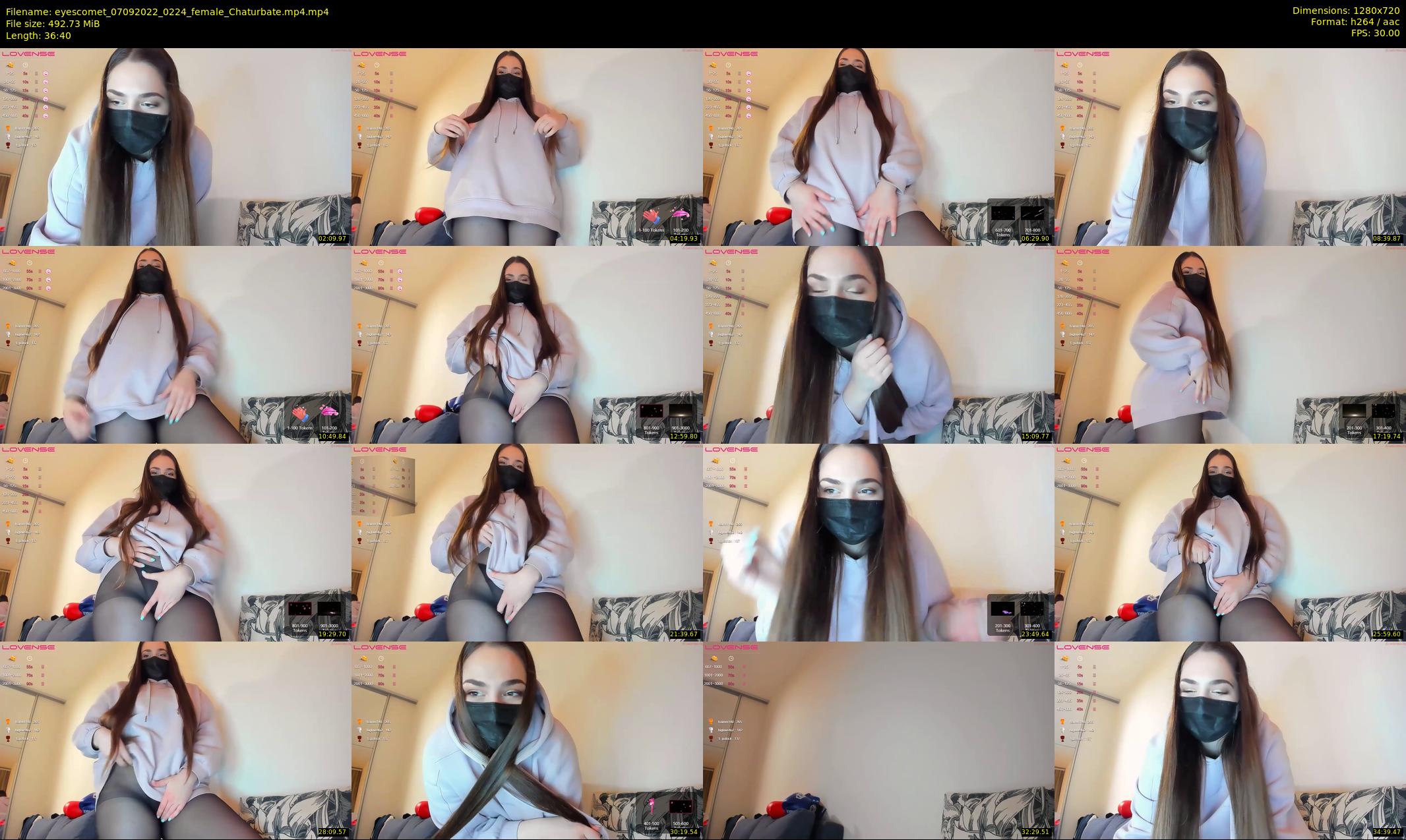 eyescomet — 37 minute Chaturbate female cam show recording, 720p, Sep 7, 2022