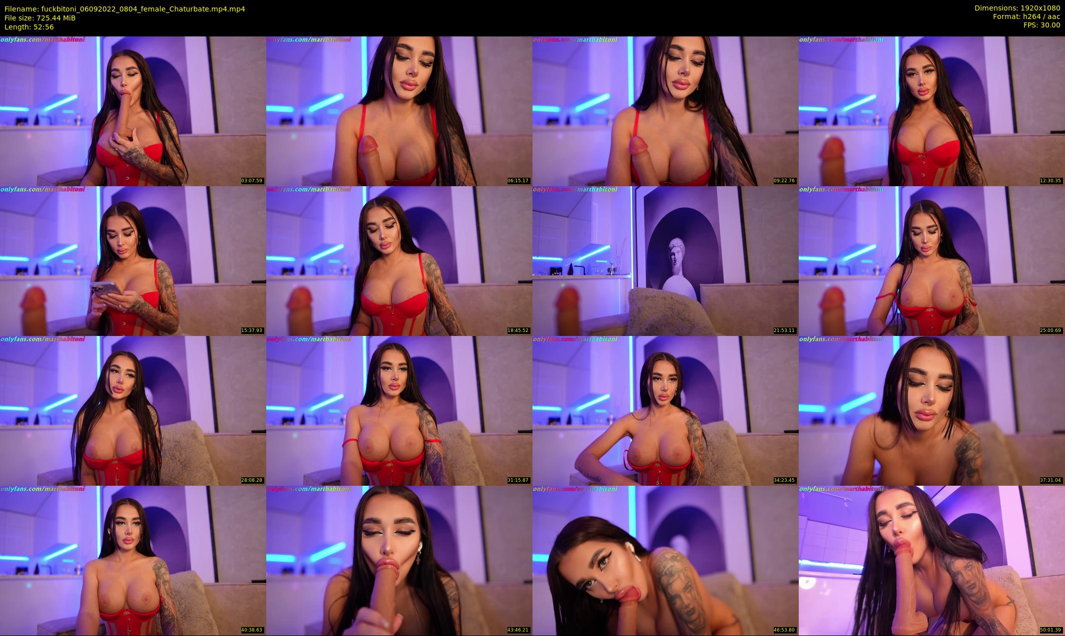 fuckbitoni — 53 minute Chaturbate couple cam show recording, 1080p, Sep 6, 2022