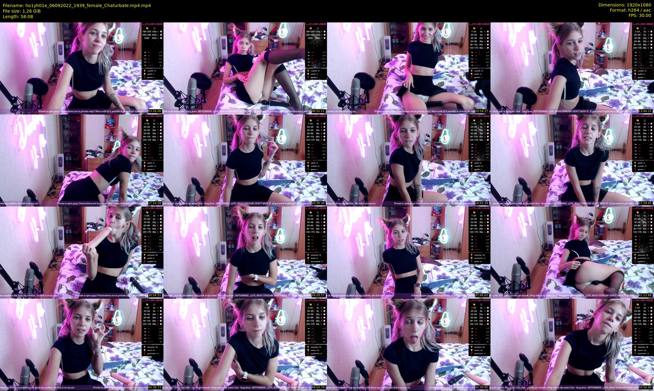 ho1yh01e — 59 minute Chaturbate couple cam show recording, 1080p, Sep 6, 2022