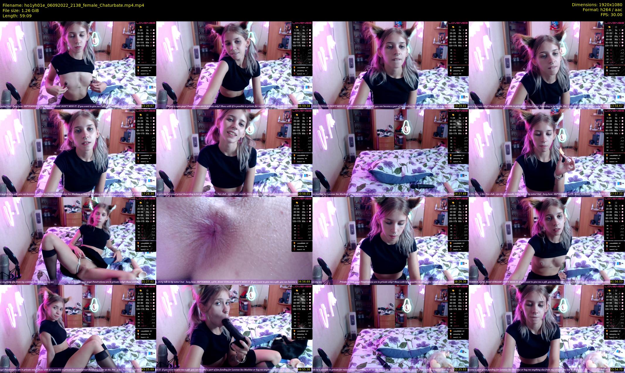 ho1yh01e — 60 minute Chaturbate couple cam show recording, 1080p, Sep 6, 2022