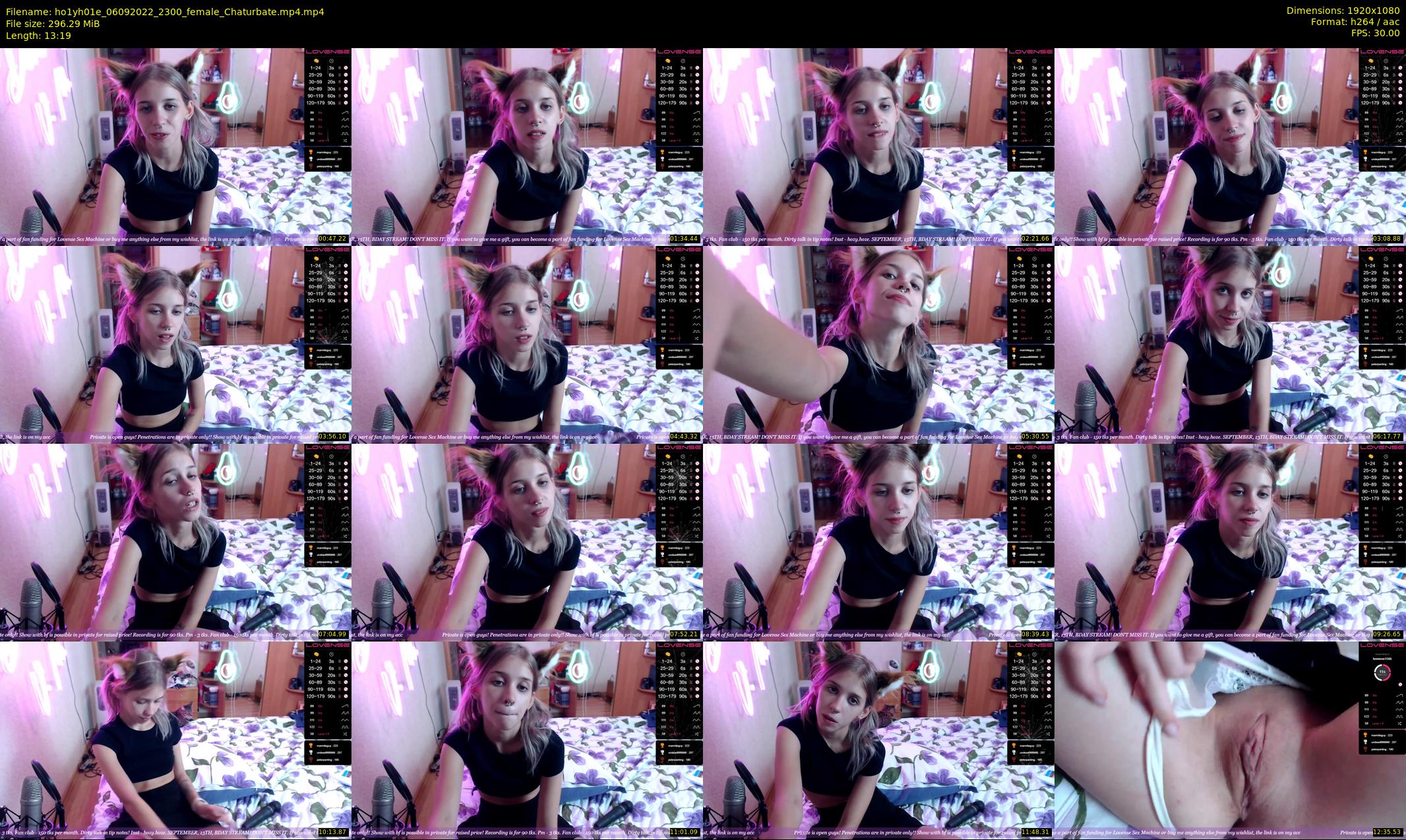 ho1yh01e — 14 minute Chaturbate couple cam show recording, 1080p, Sep 6, 2022