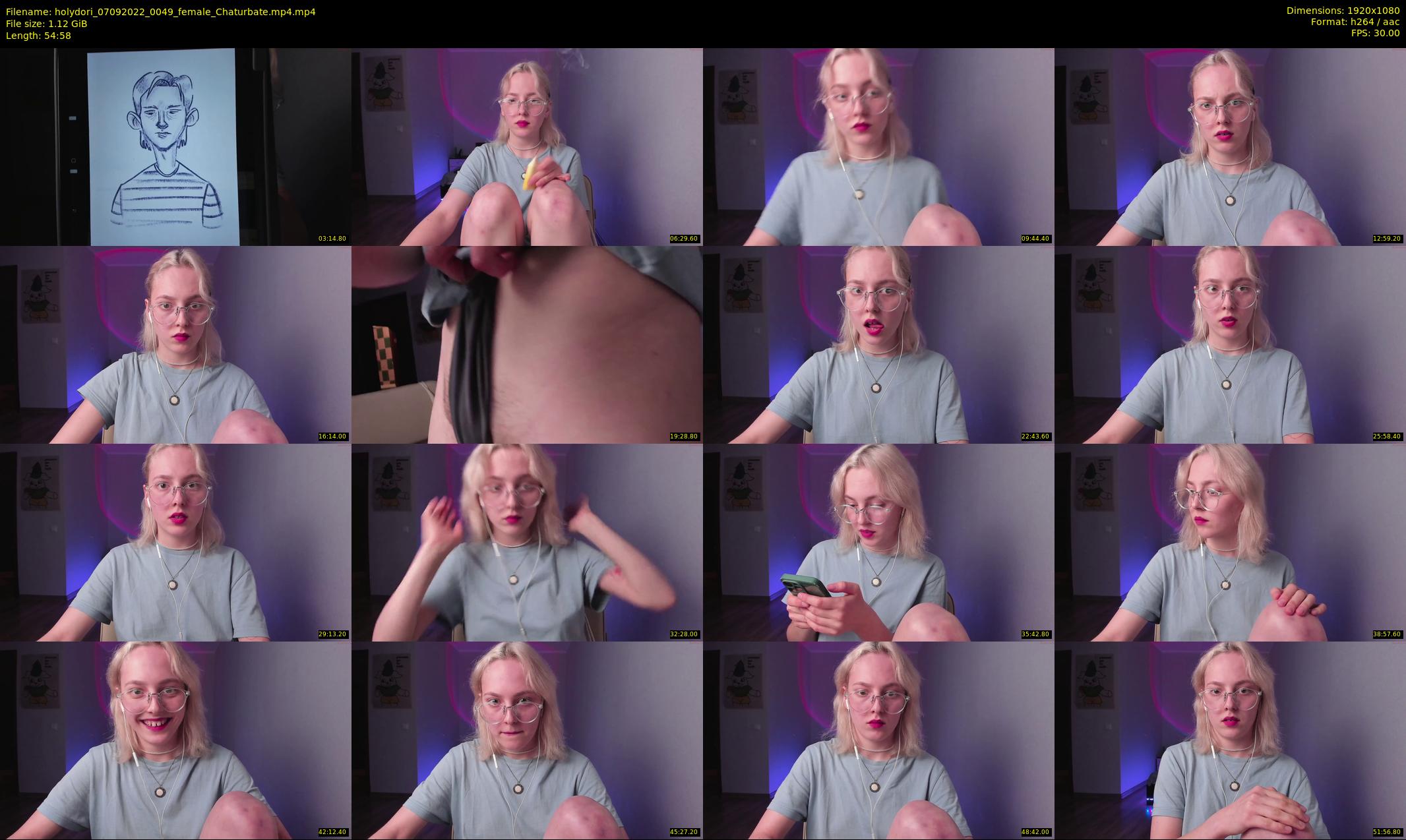 holydori — 55 minute Chaturbate female cam show recording, 1080p, Sep 7, 2022