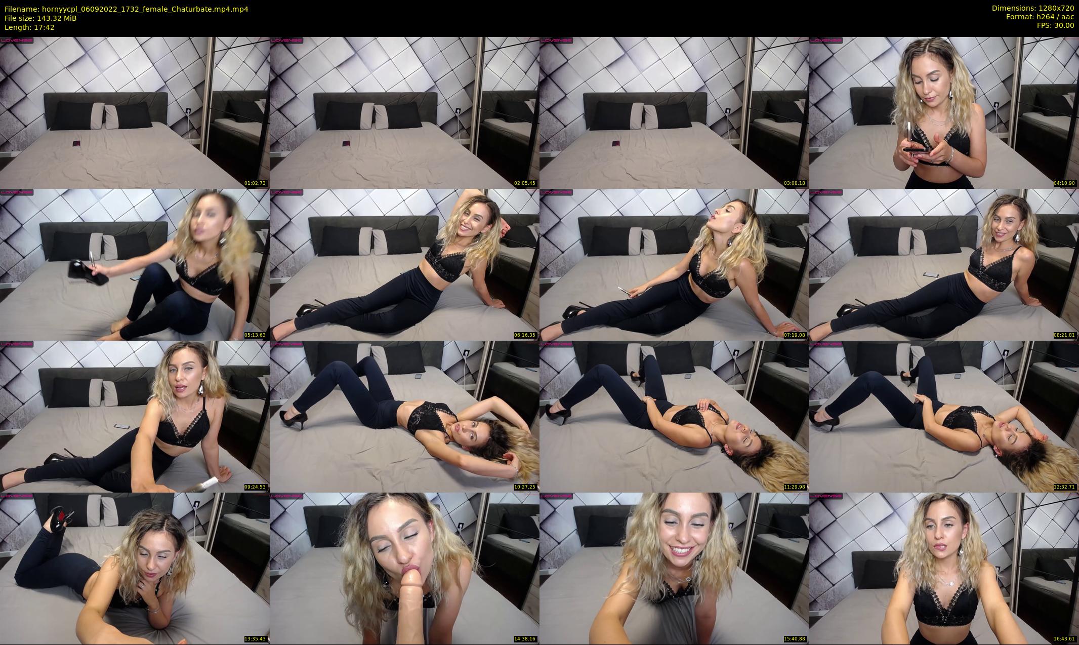 hornyycpl — 18 minute Chaturbate couple cam show recording, 720p, Sep 6, 2022