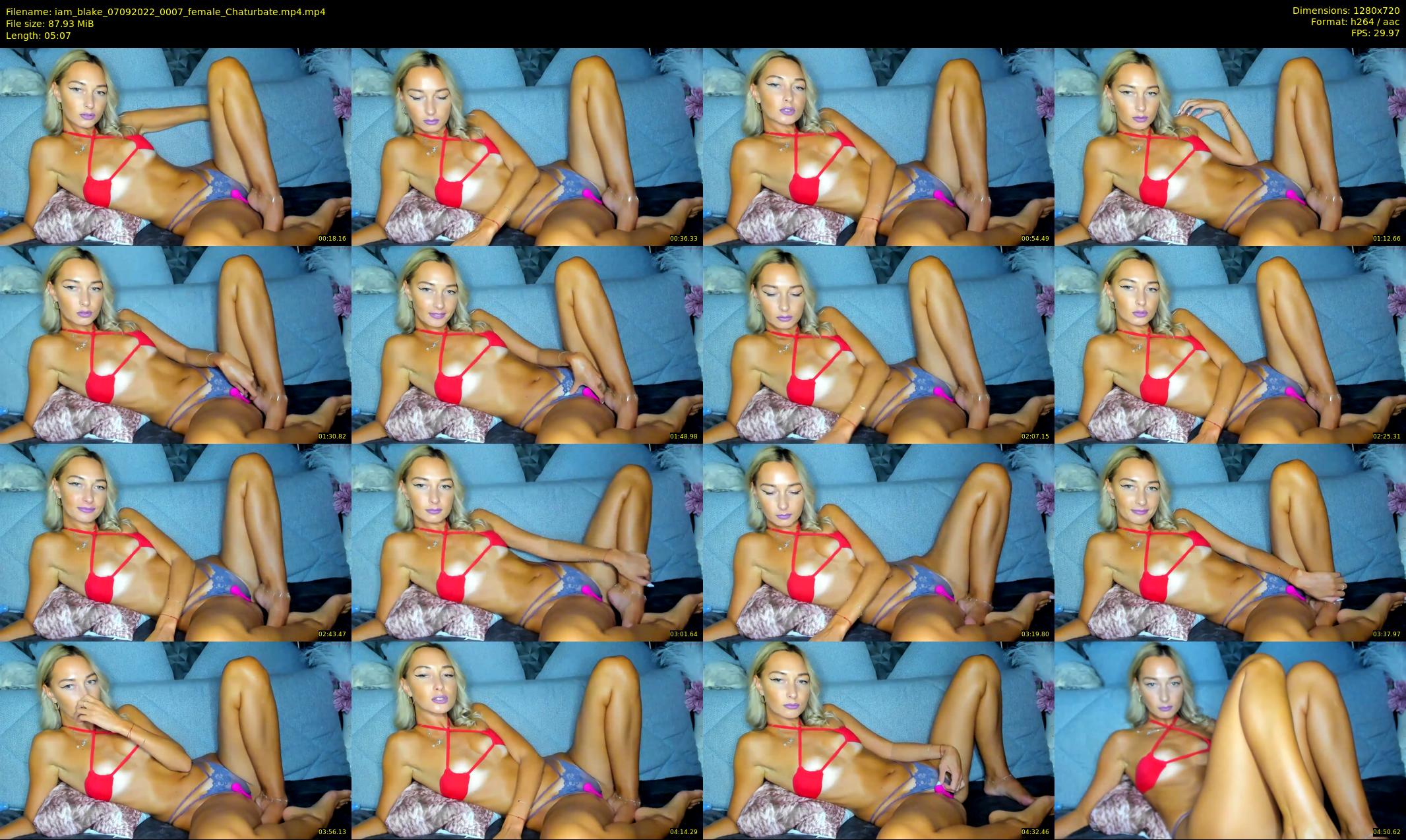 iam_blake — 6 minute Chaturbate female cam show recording, 720p, Sep 7, 2022