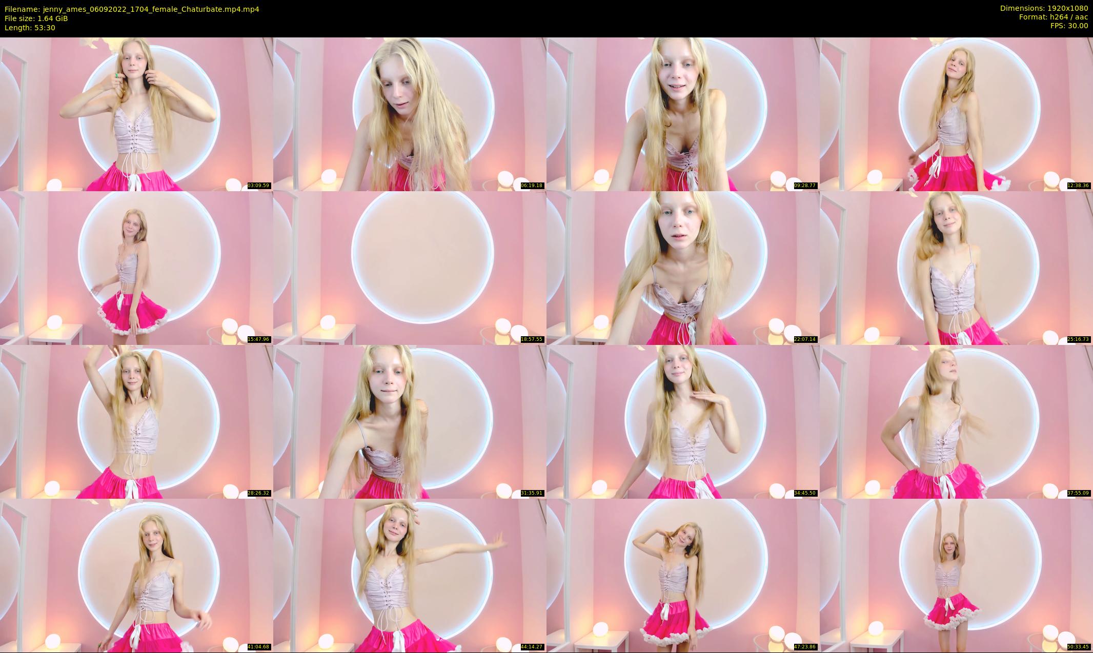 jenny_ames — 54 minute Chaturbate female cam show recording, 1080p, Sep 6, 2022