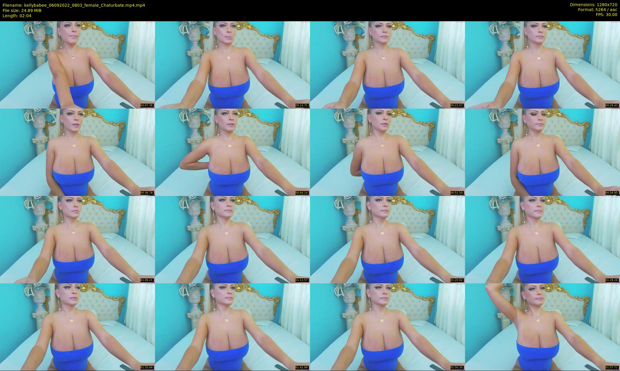 kellybabee — 3 minute Chaturbate female cam show recording, 720p, Sep 6, 2022