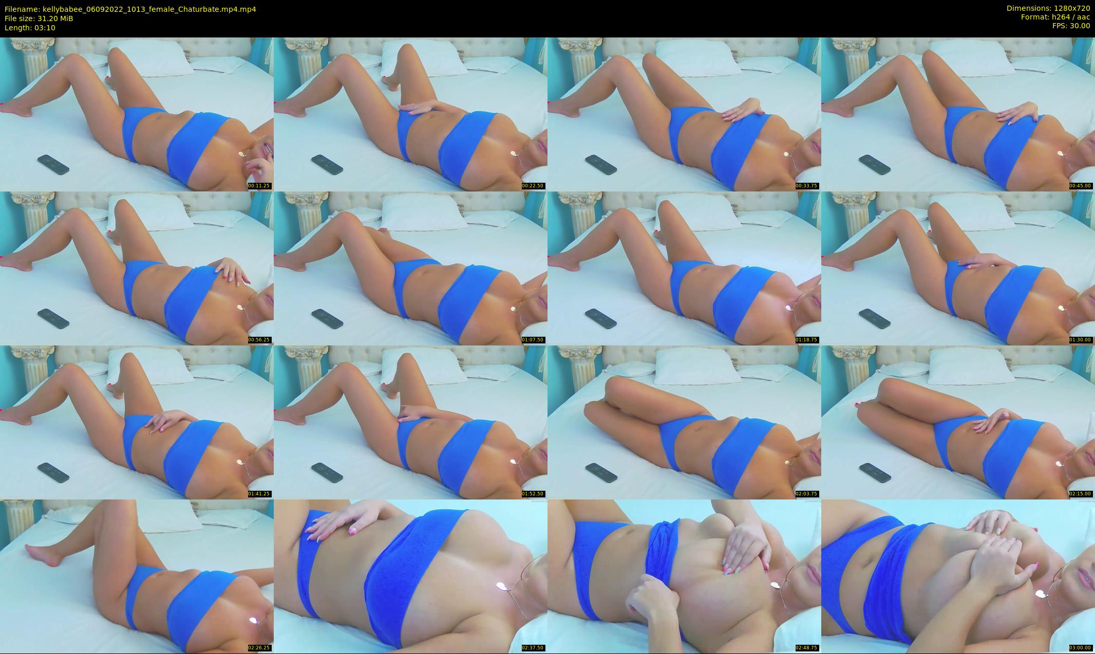 kellybabee — 4 minute Chaturbate female cam show recording, 720p, Sep 6, 2022