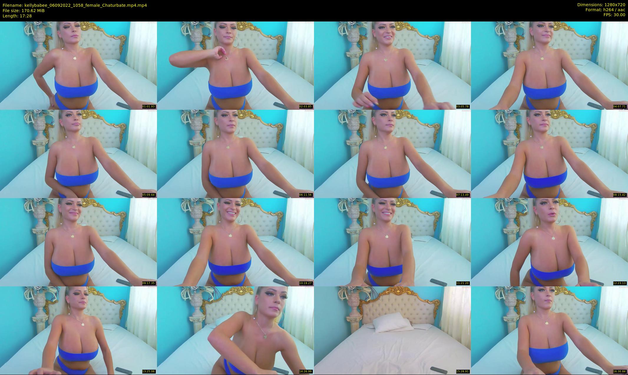 kellybabee — 18 minute Chaturbate female cam show recording, 720p, Sep 6, 2022