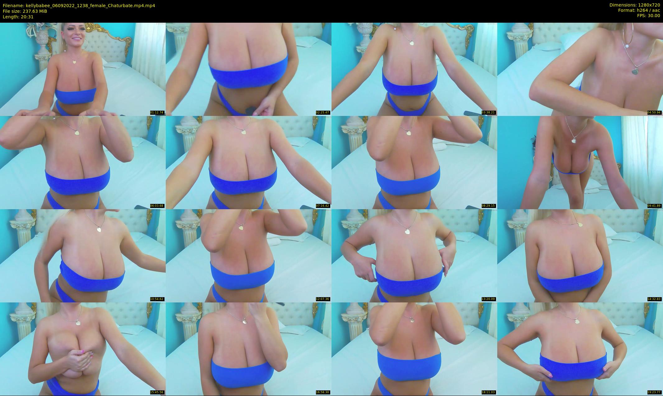 kellybabee — 21 minute Chaturbate female cam show recording, 720p, Sep 6, 2022