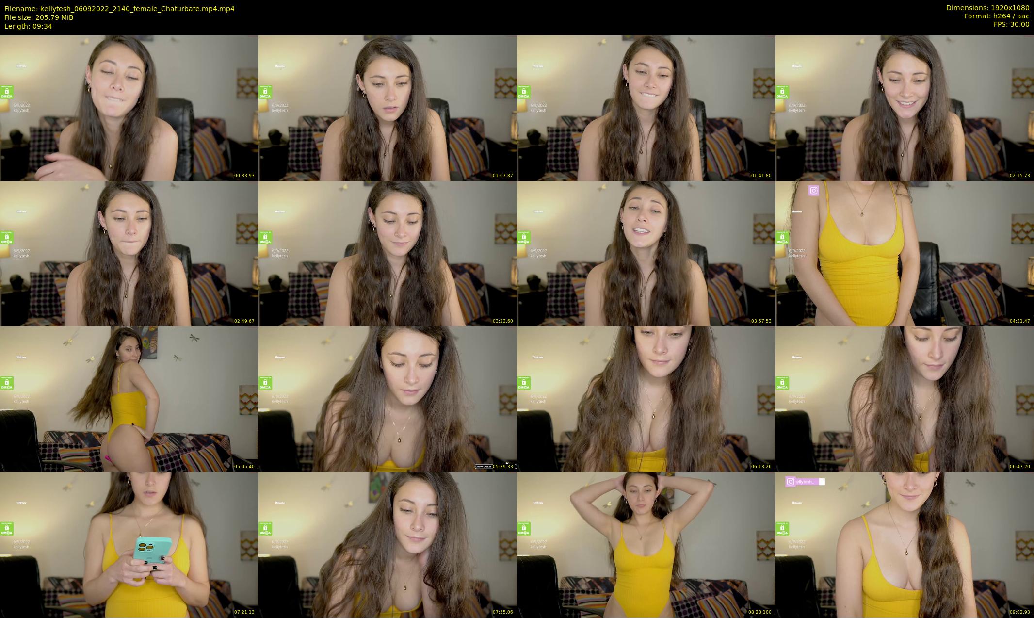 kellytesh — 10 minute Chaturbate female cam show recording, 1080p, Sep 6, 2022