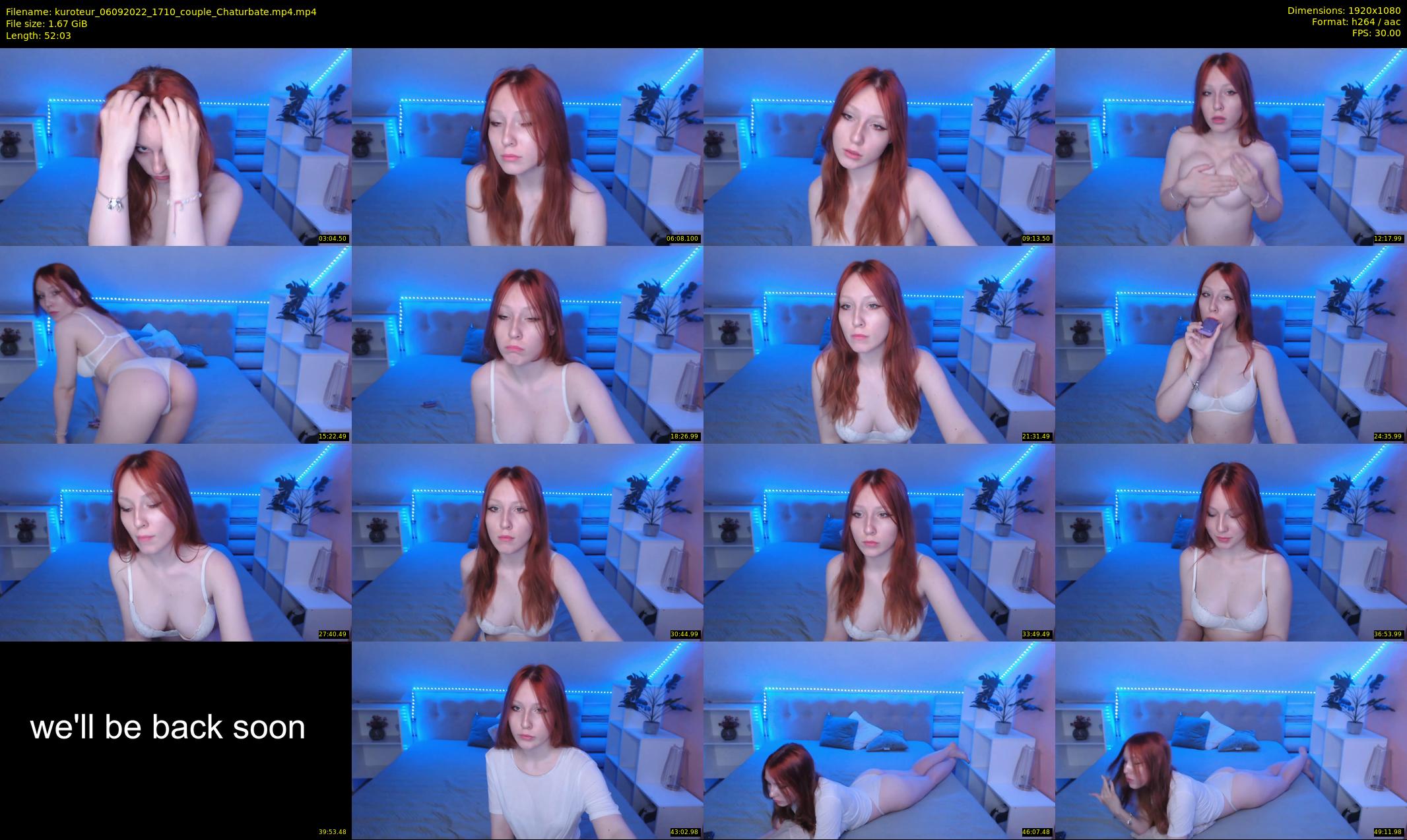 kuroteur — 53 minute Chaturbate couple cam show recording, 1080p, Sep 6, 2022
