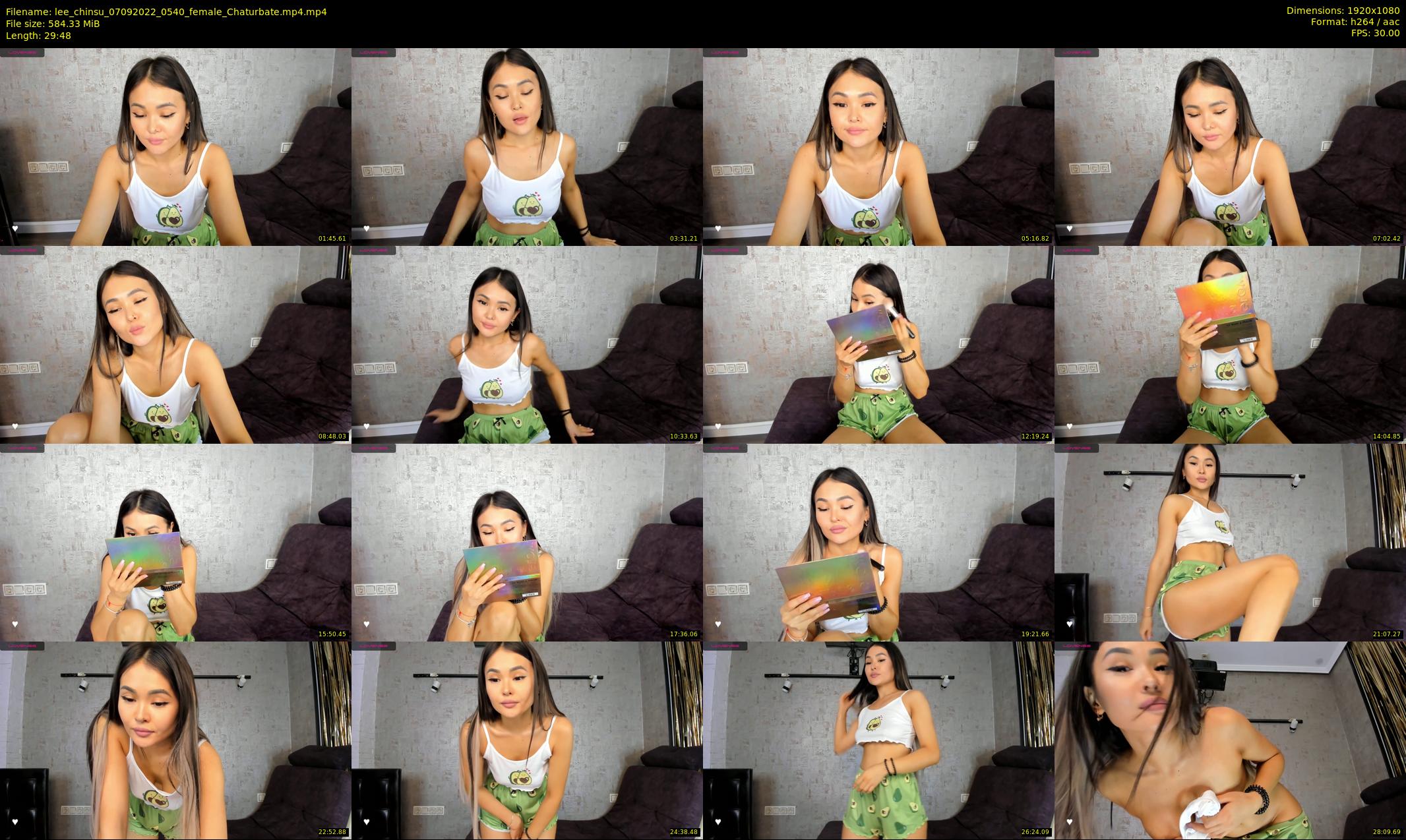 lee_chinsu — 30 minute Chaturbate female cam show recording, 1080p, Sep 7, 2022