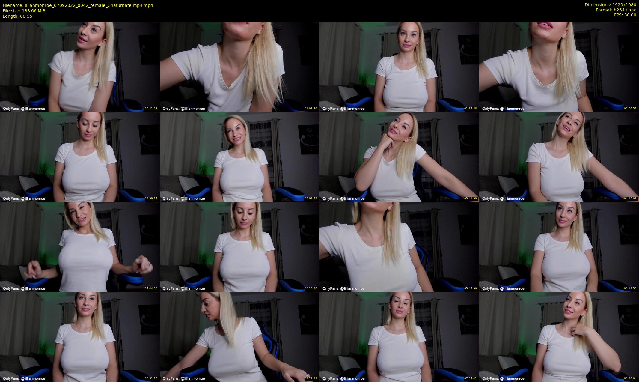 lilianmonroe — 9 minute Chaturbate female cam show recording, 1080p, Sep 7, 2022
