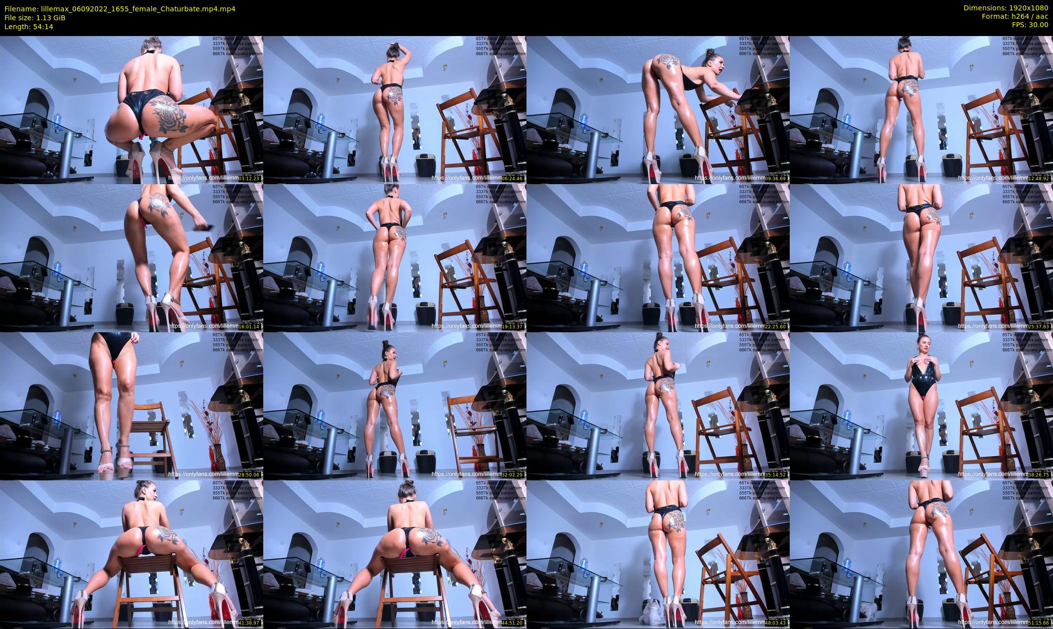 lillemax — 55 minute Chaturbate female cam show recording, 1080p, Sep 6, 2022