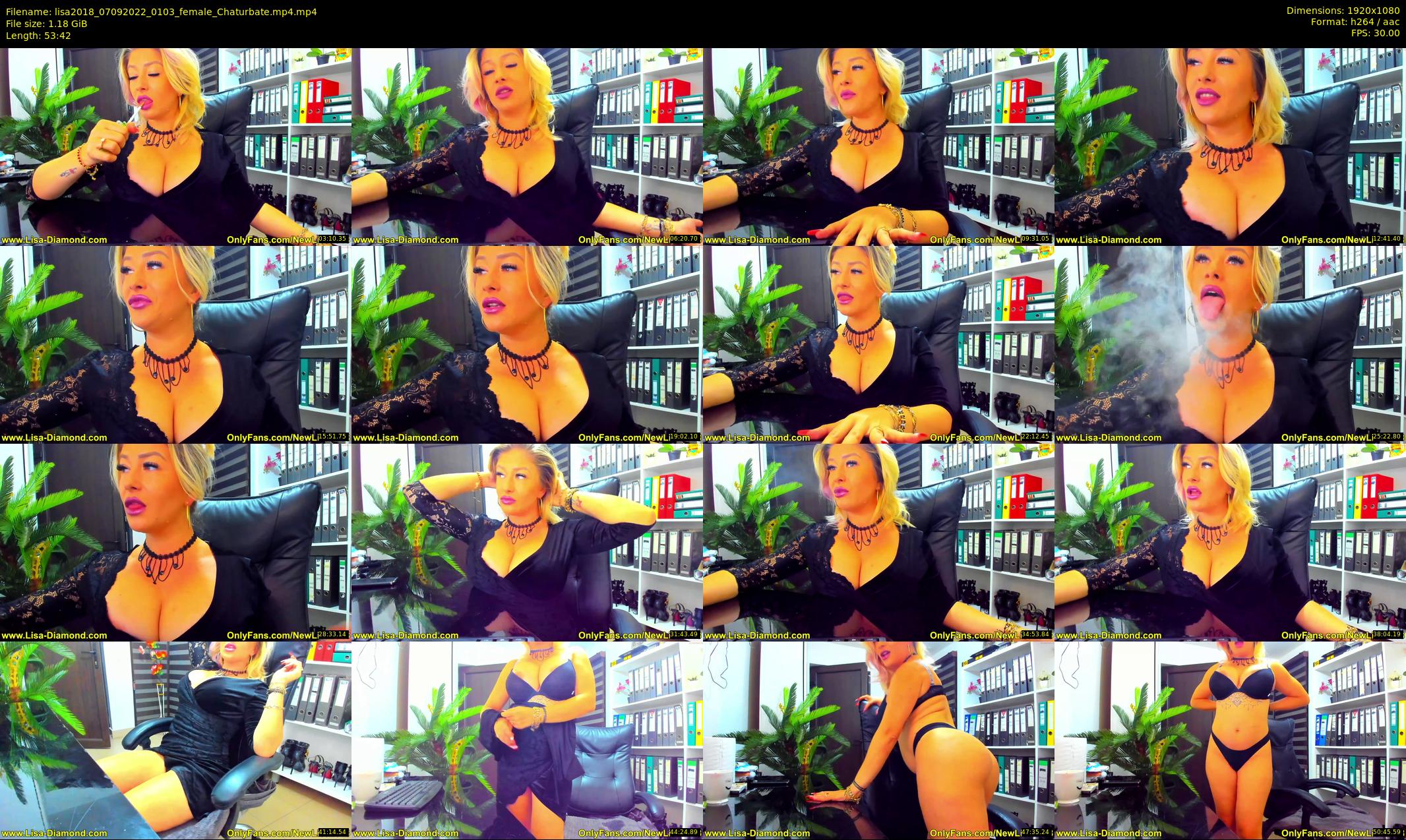 lisa2018 — 54 minute Chaturbate female cam show recording, 1080p, Sep 7, 2022