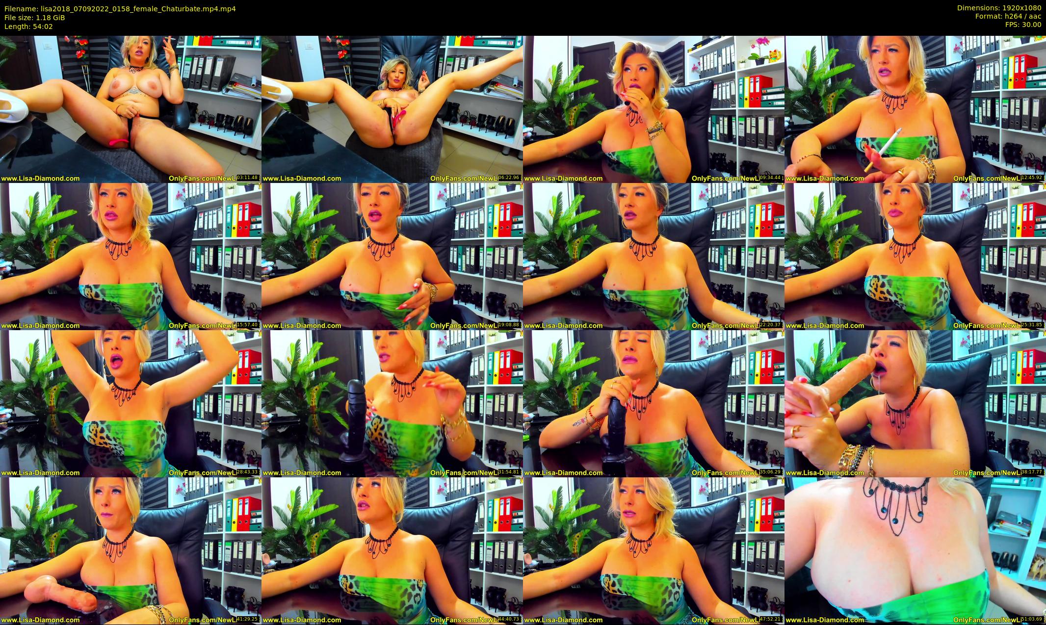 lisa2018 — 55 minute Chaturbate female cam show recording, 1080p, Sep 7, 2022