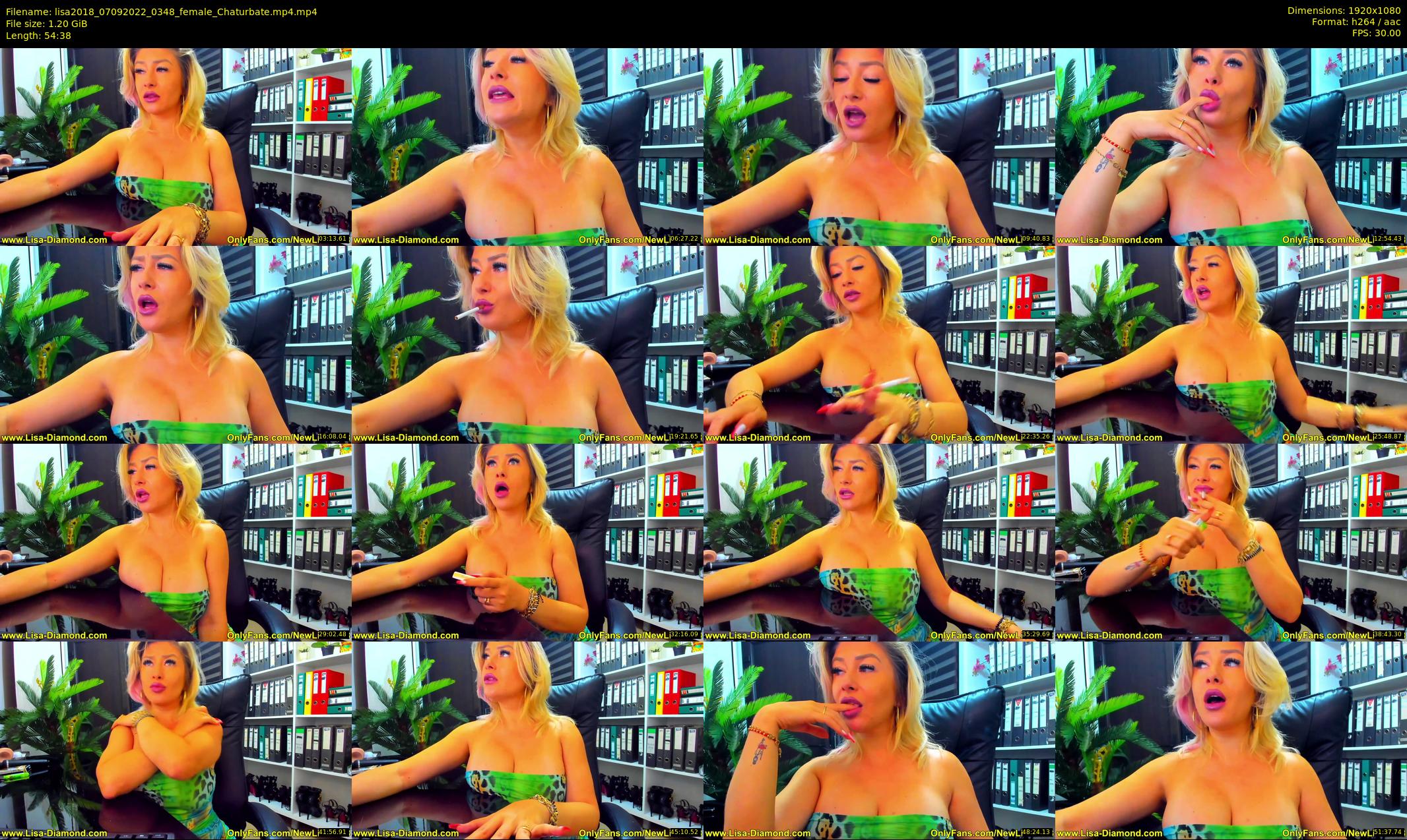 lisa2018 — 55 minute Chaturbate female cam show recording, 1080p, Sep 7, 2022