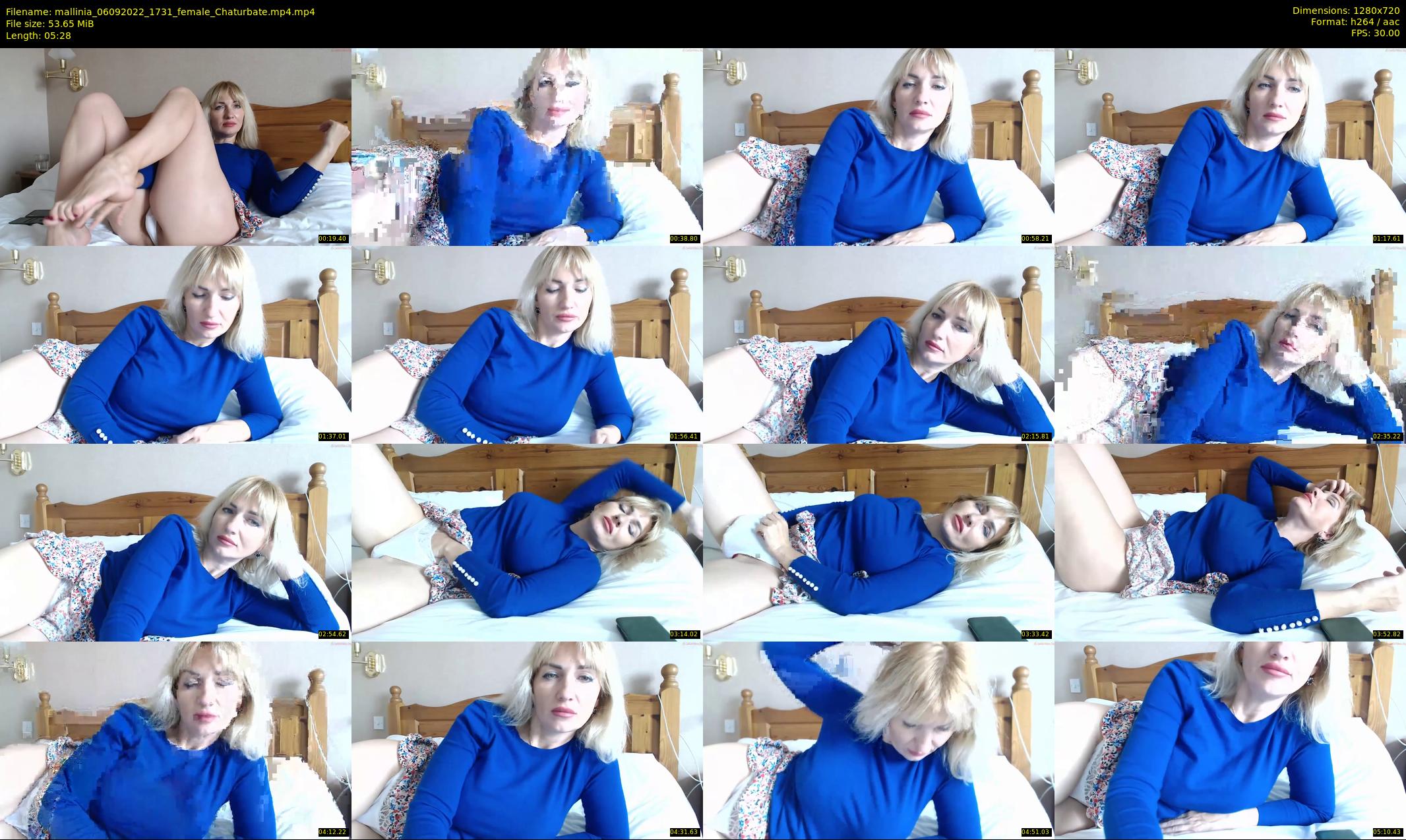mallinia — 6 minute Chaturbate female cam show recording, 720p, Sep 6, 2022