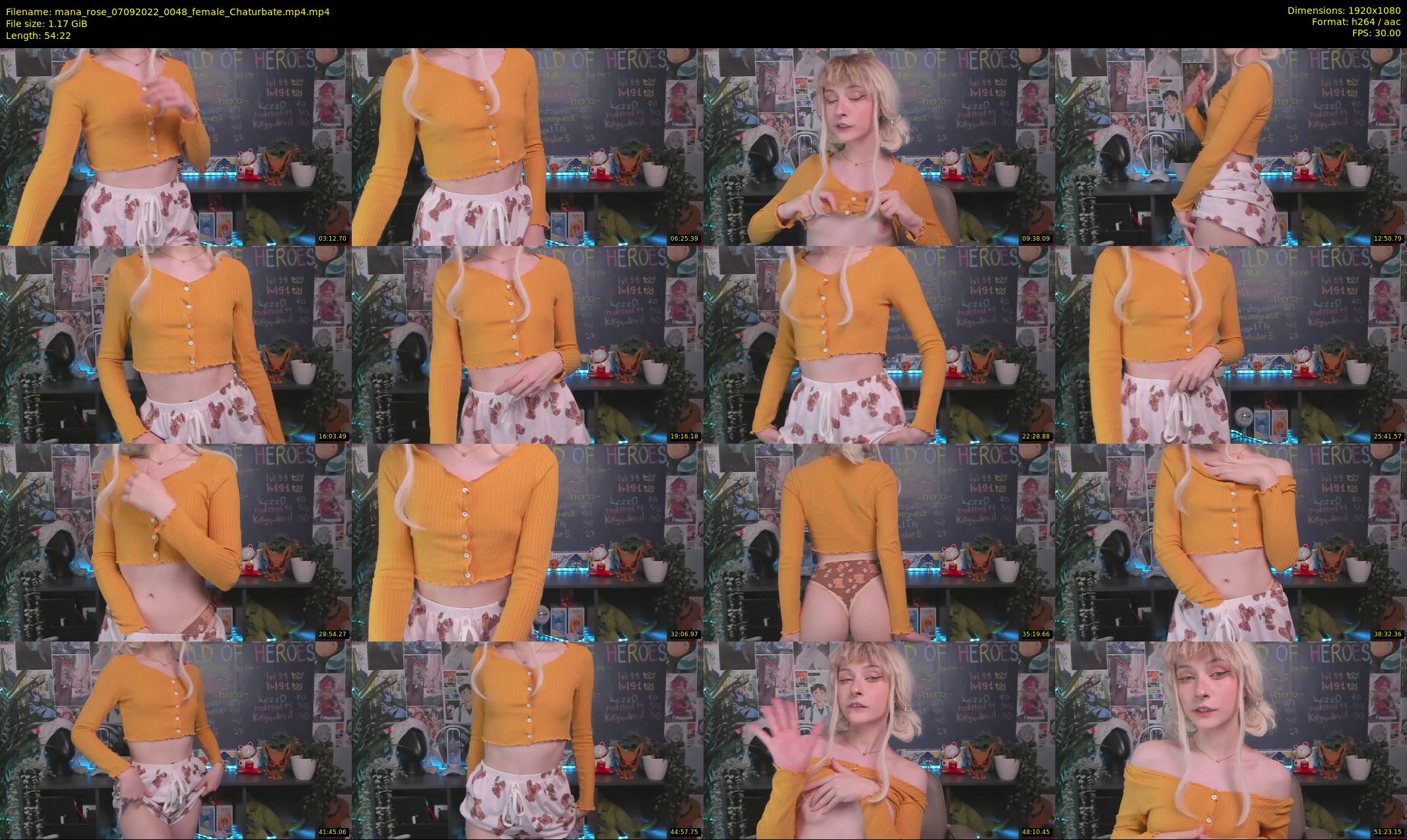 mana_rose — 55 minute Chaturbate female cam show recording, 1080p, Sep 7, 2022