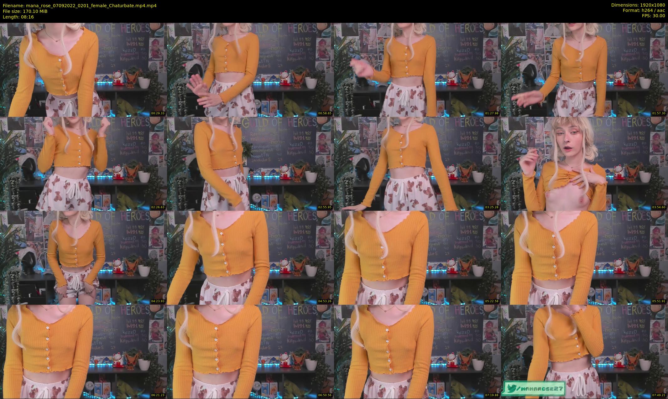 mana_rose — 9 minute Chaturbate female cam show recording, 1080p, Sep 7, 2022
