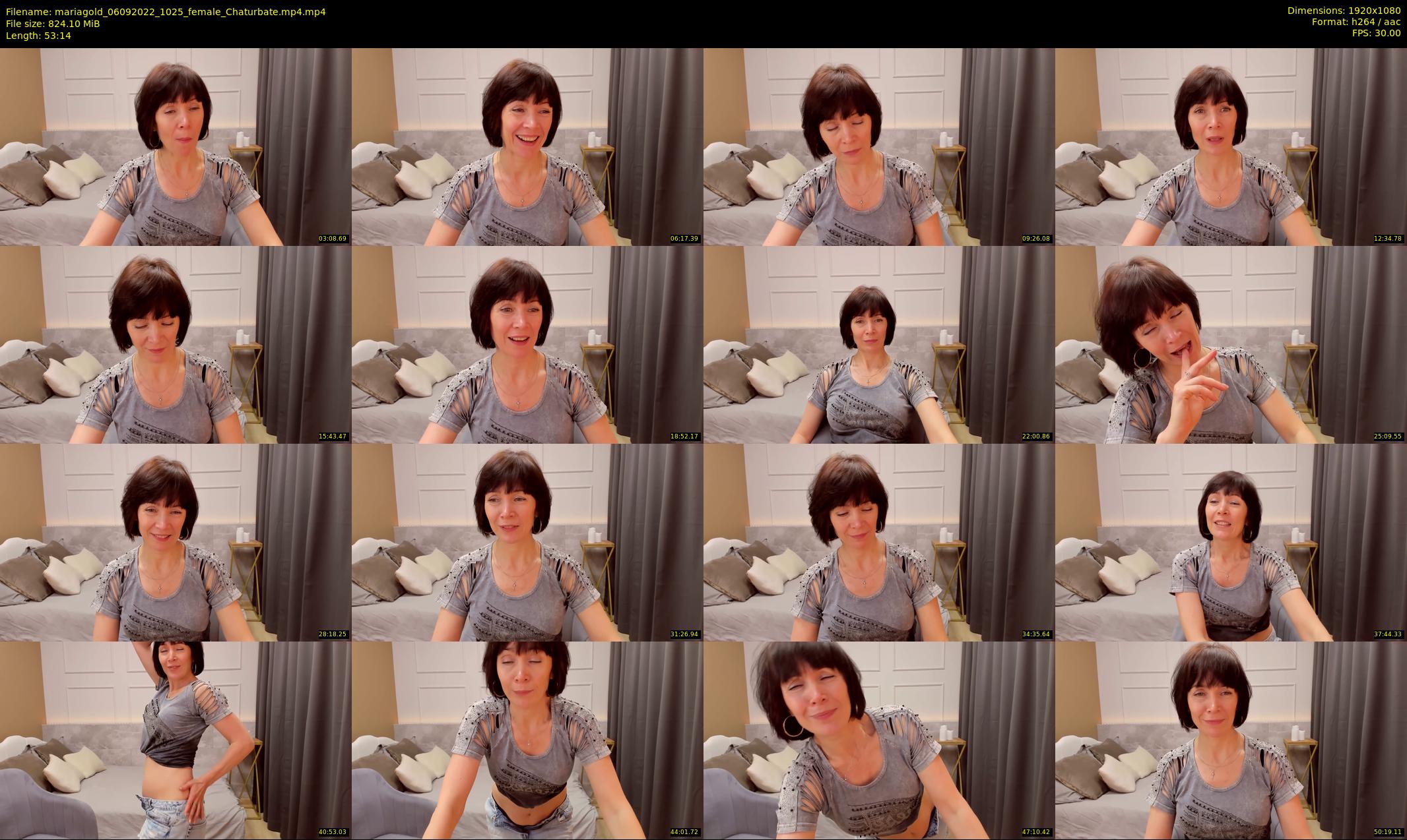 mariagold — 54 minute Chaturbate female cam show recording, 1080p, Sep 6, 2022