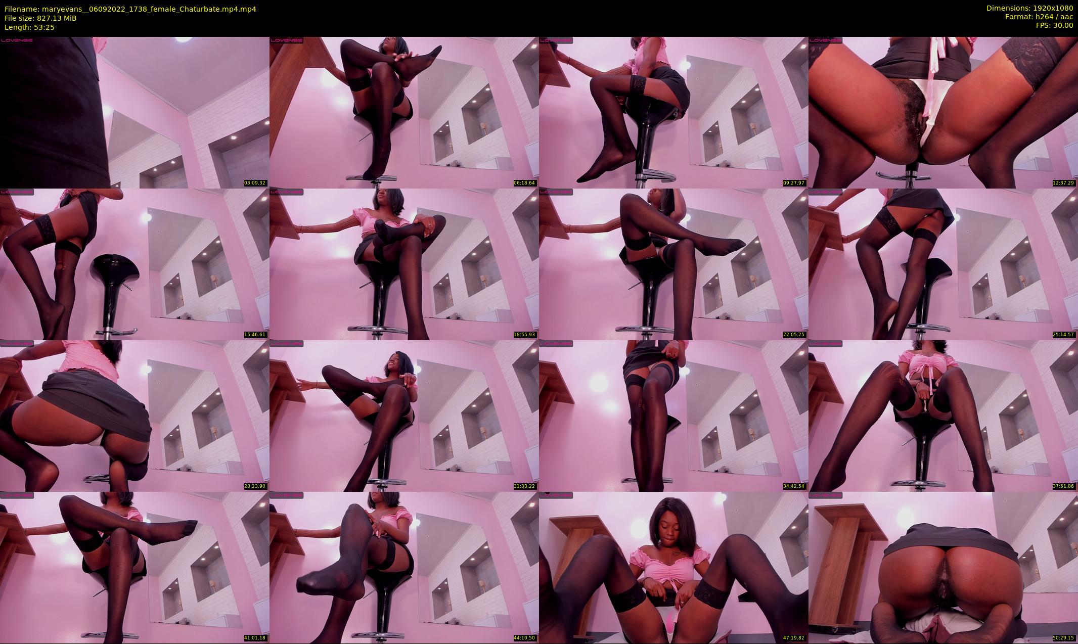 maryevans_ — 54 minute Chaturbate female cam show recording, 1080p, Sep 6, 2022
