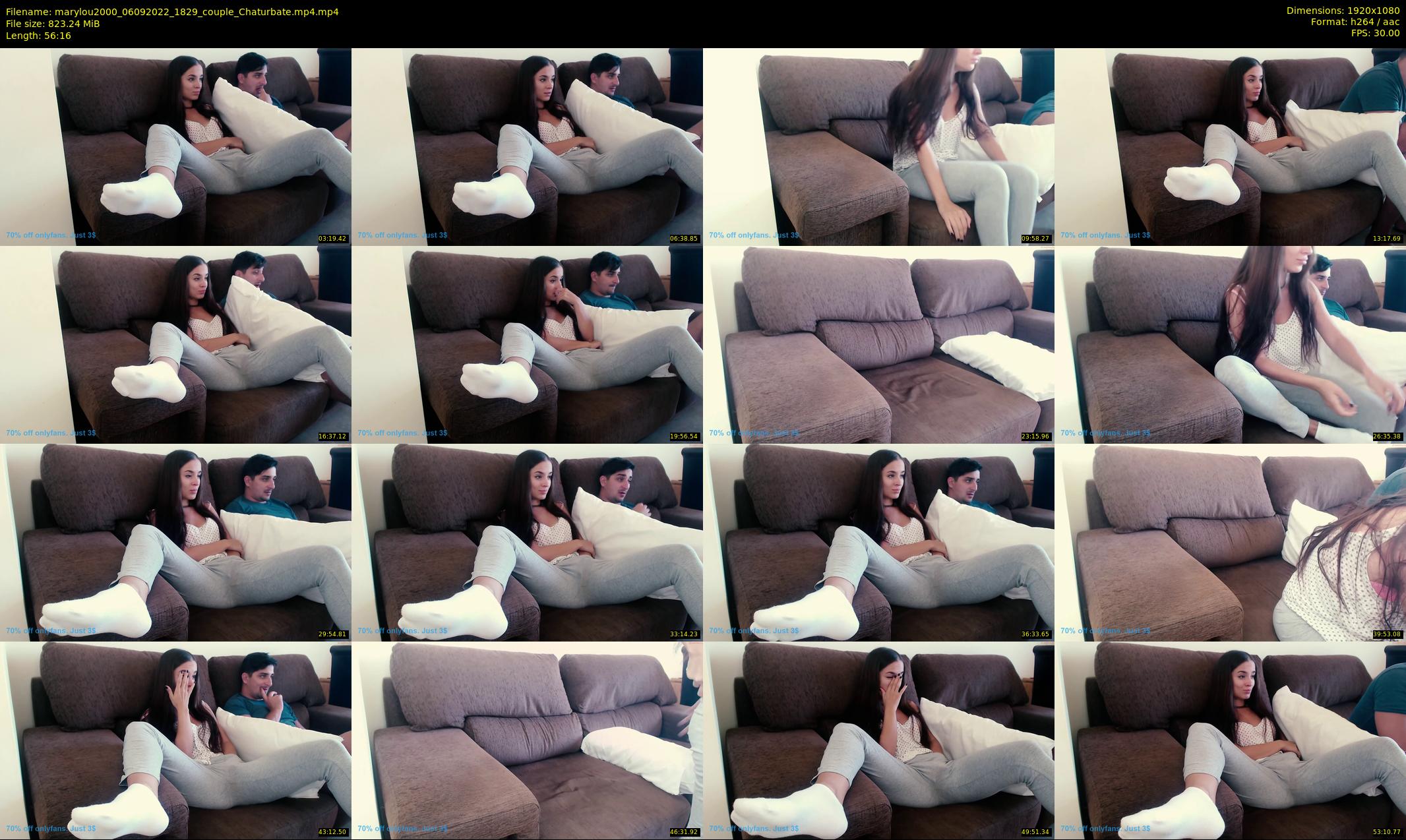 marylou2000 — 57 minute Chaturbate couple cam show recording, 1080p, Sep 6, 2022