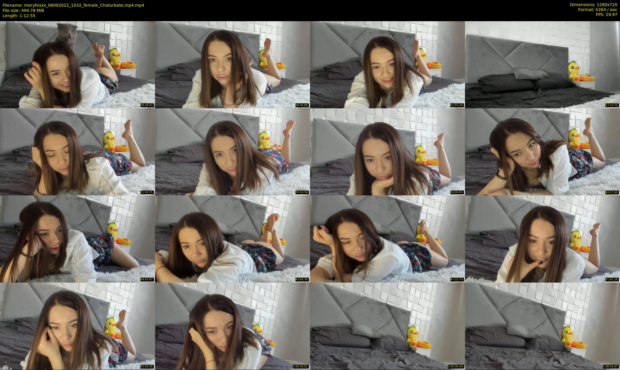 meryfoxxx — 73 minute Chaturbate female cam show recording, 720p, Sep 6, 2022