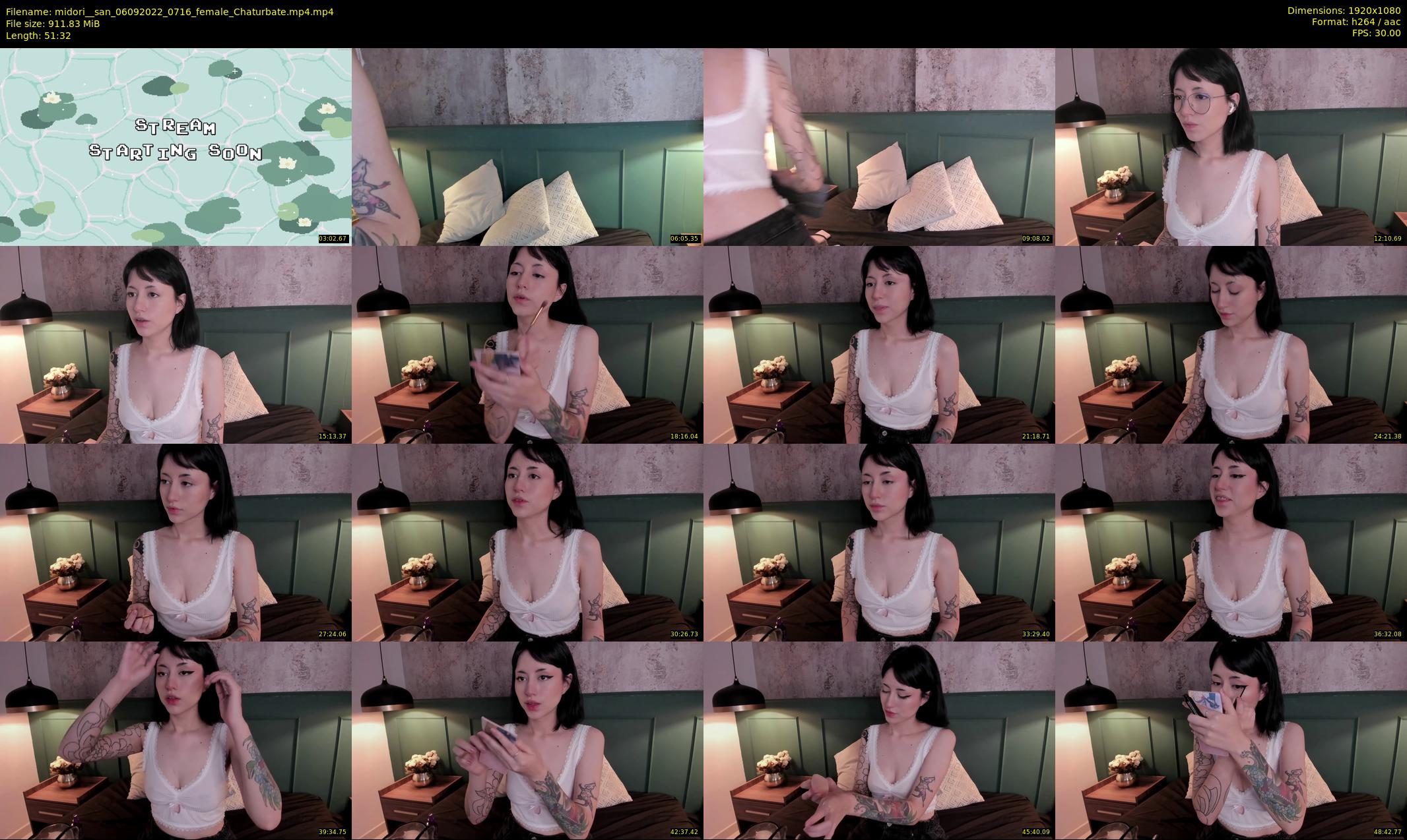 midori__san — 52 minute Chaturbate female cam show recording, 1080p, Sep 6, 2022