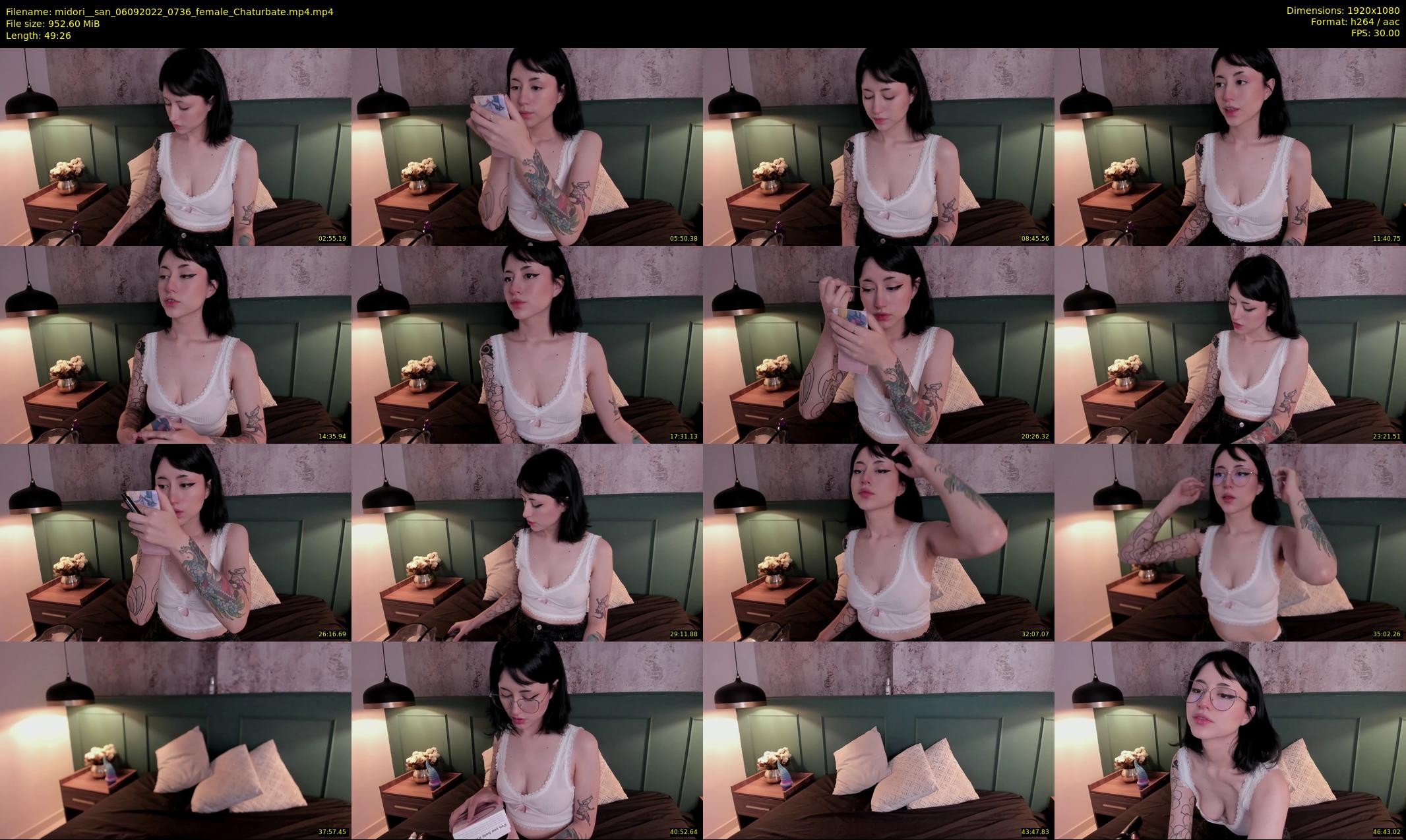 midori__san — 50 minute Chaturbate female cam show recording, 1080p, Sep 6, 2022