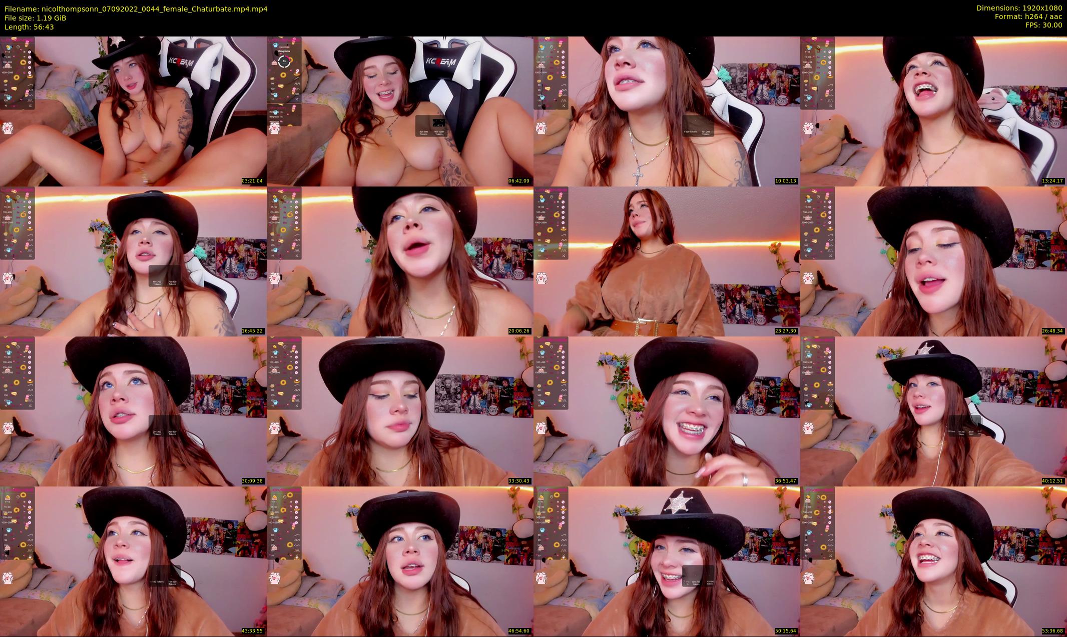 nicolthompsonn — 57 minute Chaturbate female cam show recording, 1080p, Sep 7, 2022