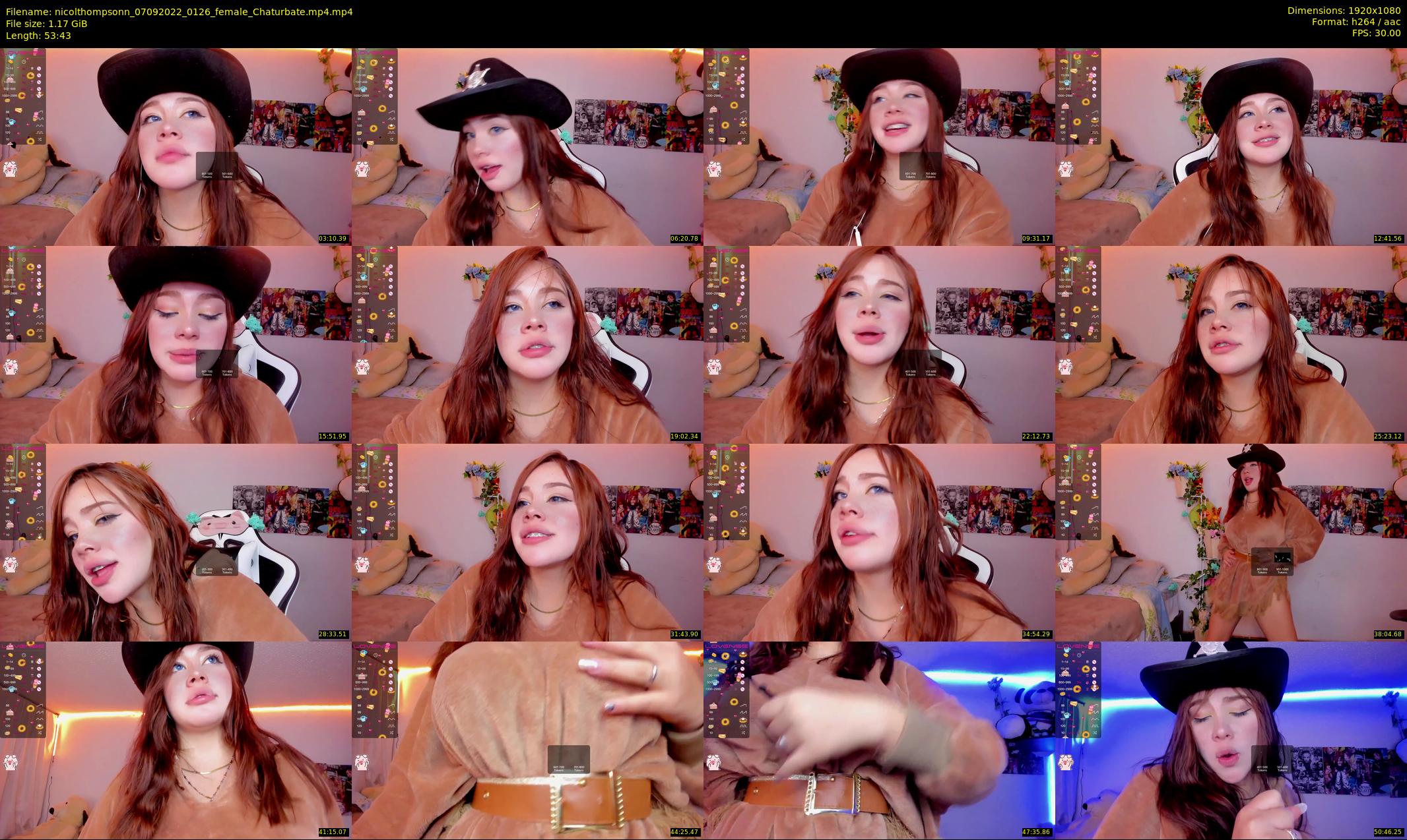 nicolthompsonn — 54 minute Chaturbate female cam show recording, 1080p, Sep 7, 2022