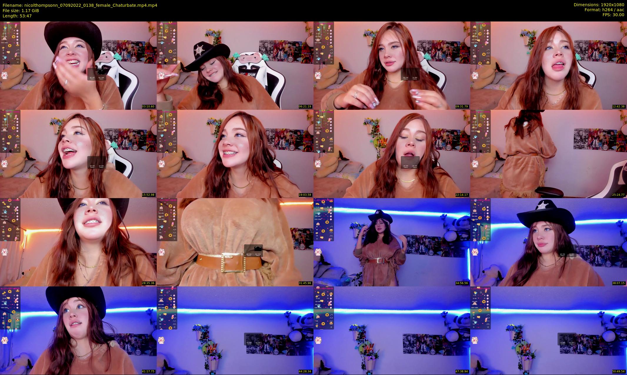 nicolthompsonn — 54 minute Chaturbate female cam show recording, 1080p, Sep 7, 2022