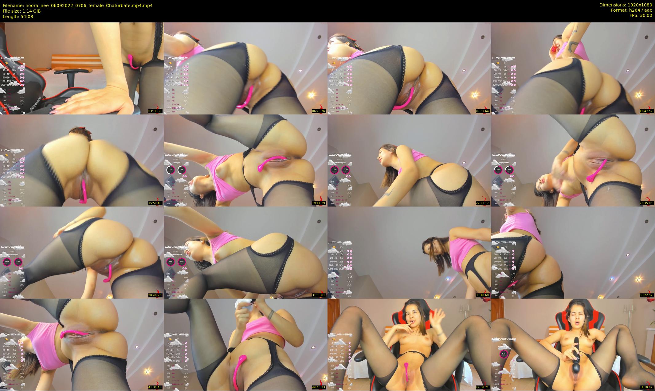 noora_nee — 55 minute Chaturbate female cam show recording, 1080p, Sep 6, 2022