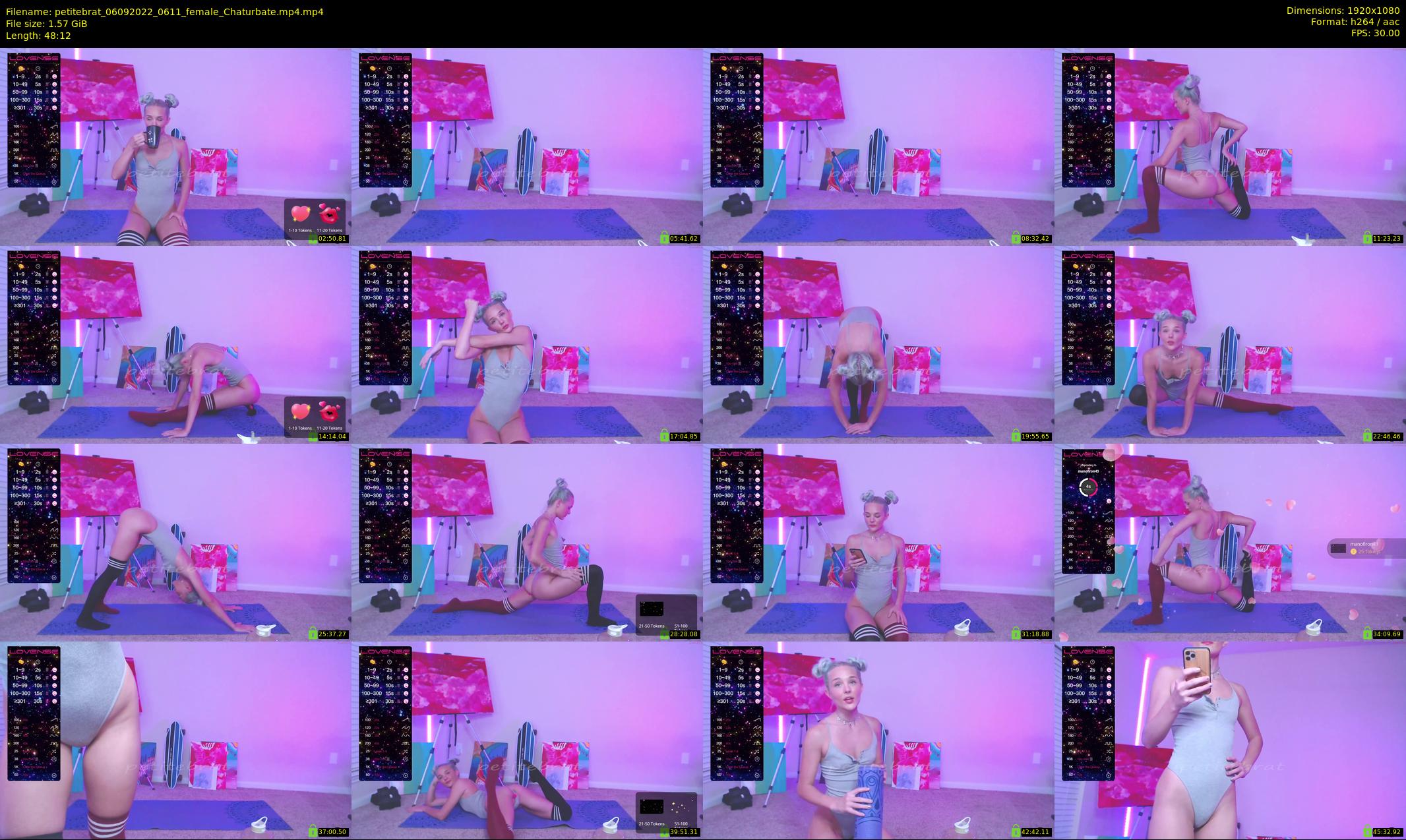 petitebrat — 49 minute Chaturbate female cam show recording, 1080p, Sep 6, 2022