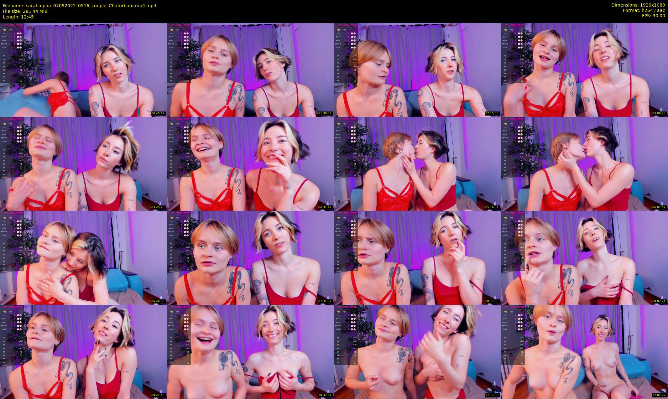 sarahalpha — 13 minute Chaturbate couple cam show recording, 1080p, Sep 7, 2022