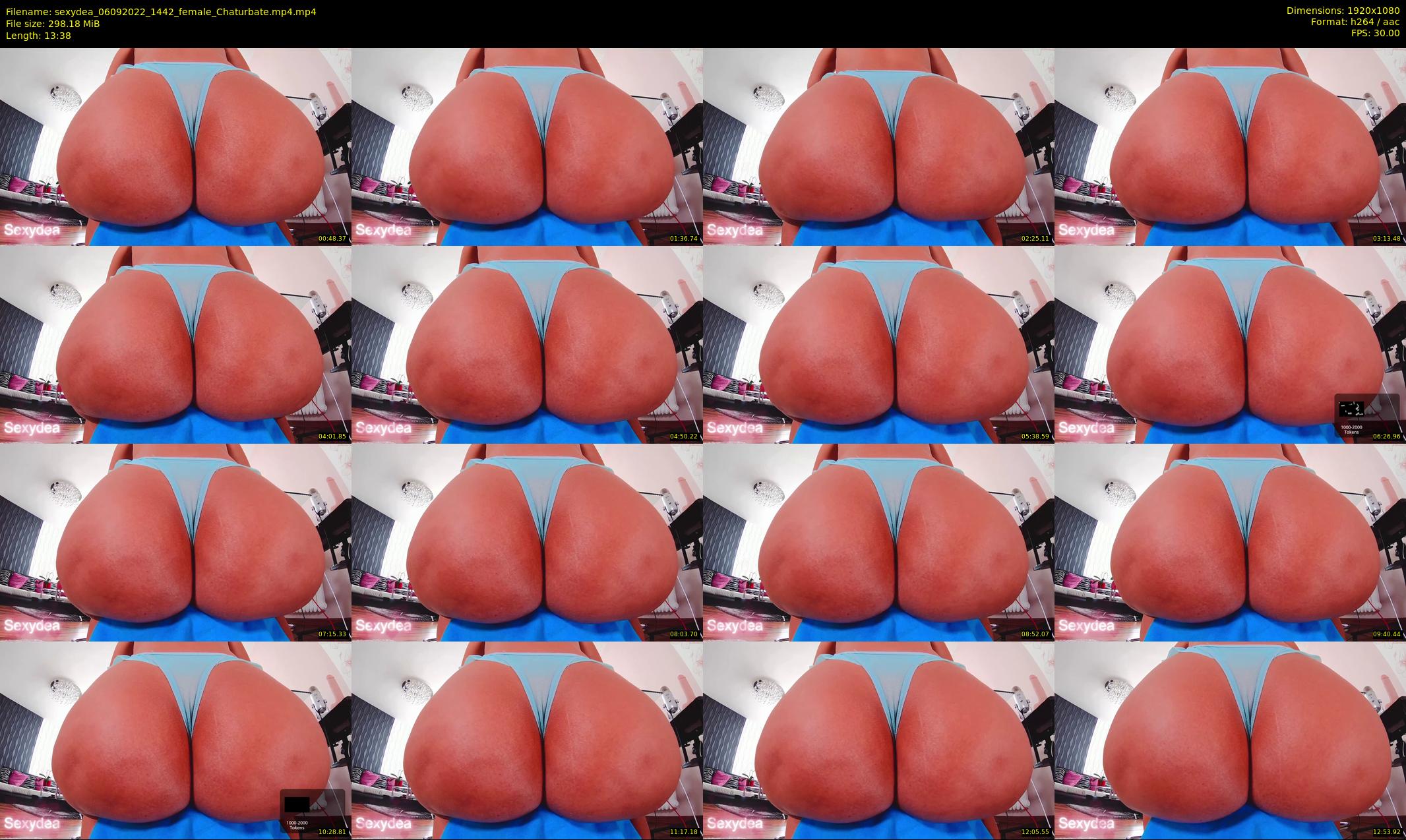 sexydea — 14 minute Chaturbate female cam show recording, 1080p, Sep 6, 2022