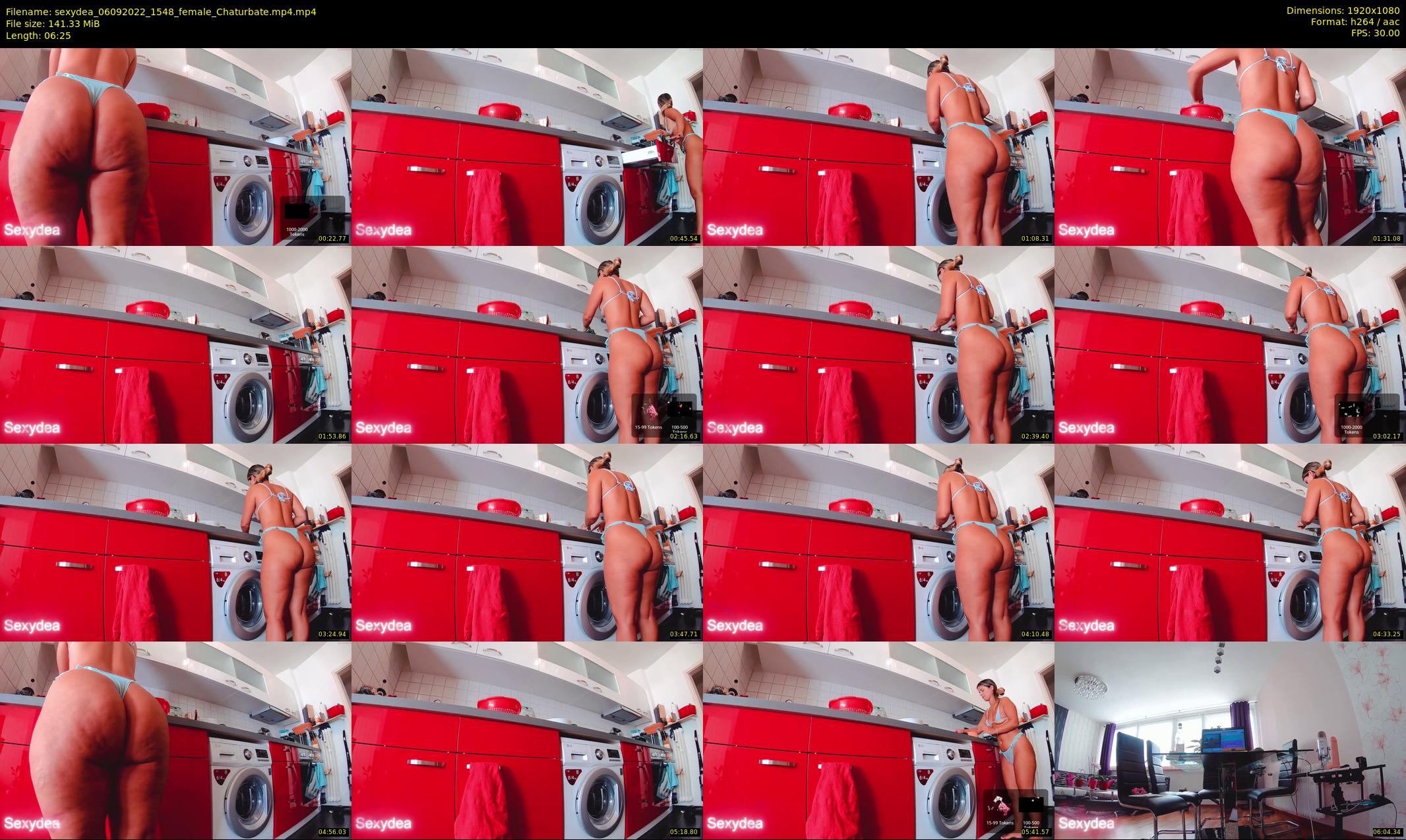 sexydea — 7 minute Chaturbate female cam show recording, 1080p, Sep 6, 2022