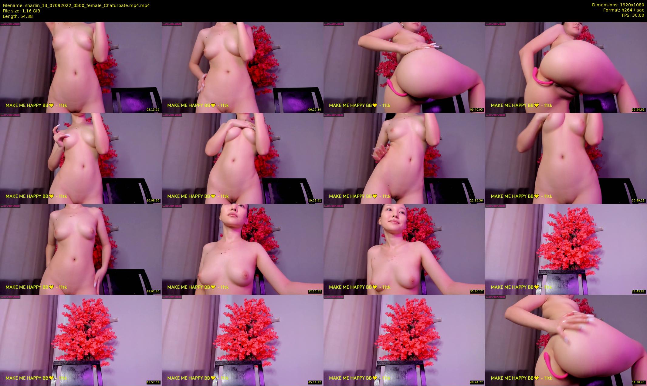 sharlin_13 — 55 minute Chaturbate female cam show recording, 1080p, Sep 7, 2022