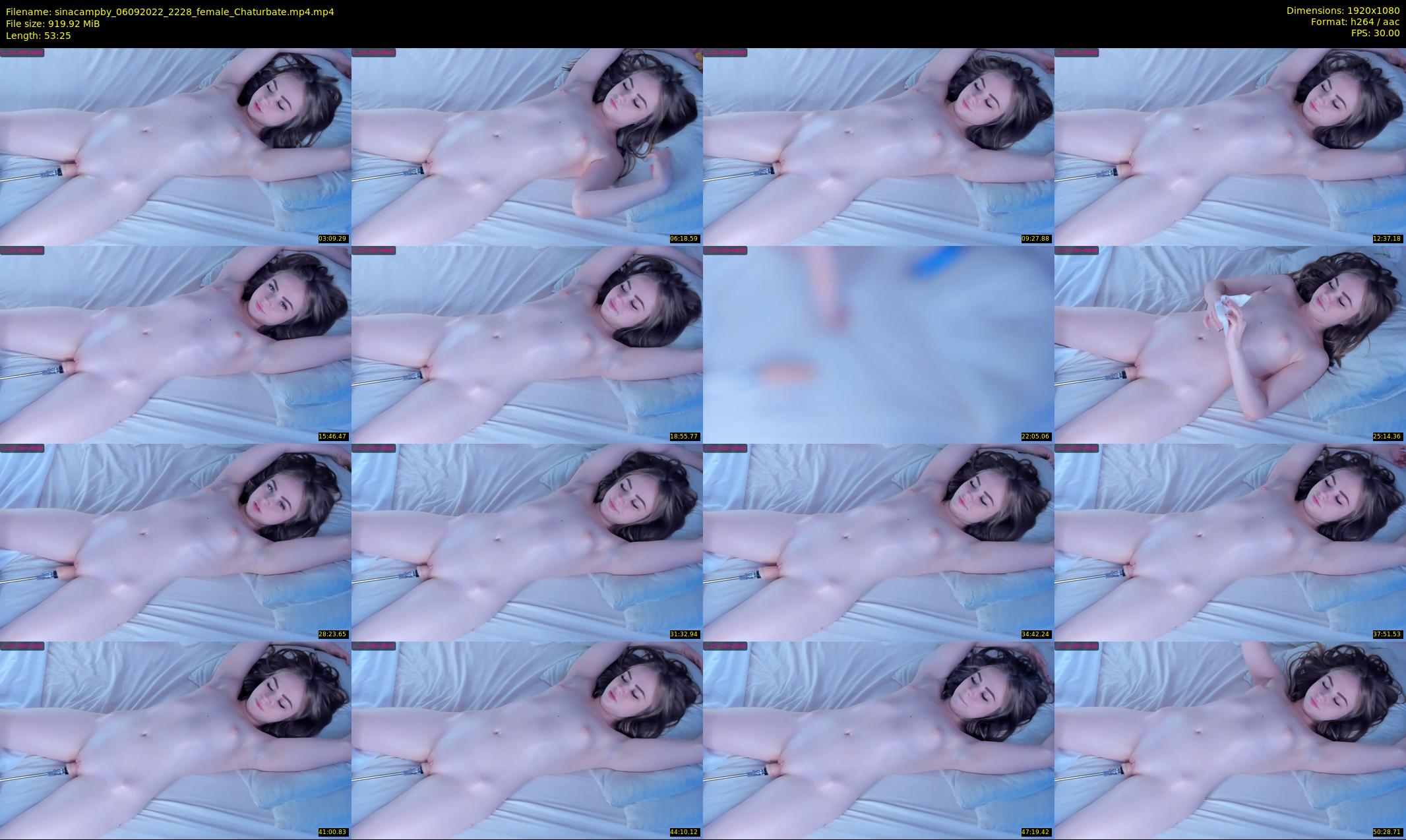 sinacampby — 54 minute Chaturbate couple cam show recording, 1080p, Sep 6, 2022