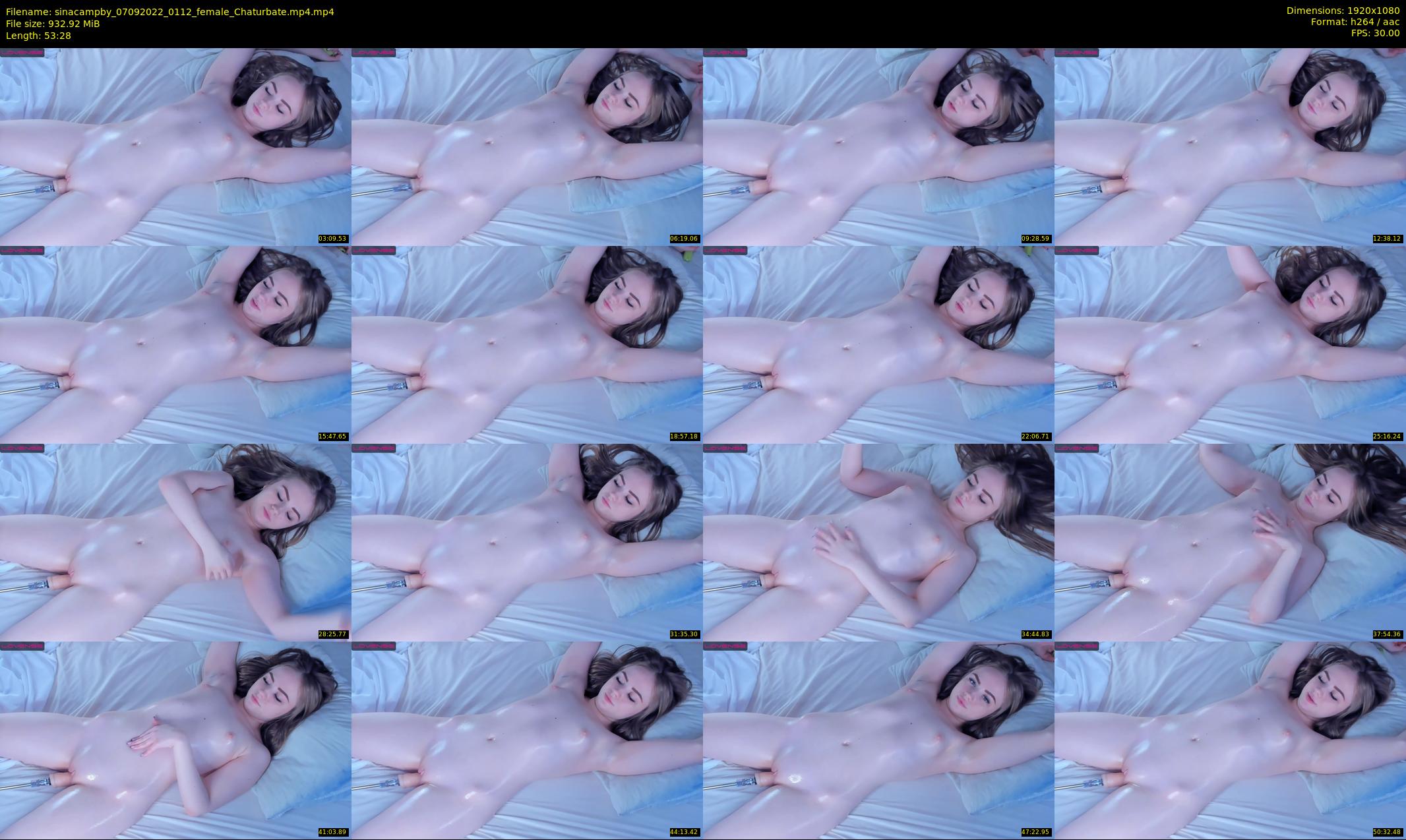 sinacampby — 54 minute Chaturbate couple cam show recording, 1080p, Sep 7, 2022