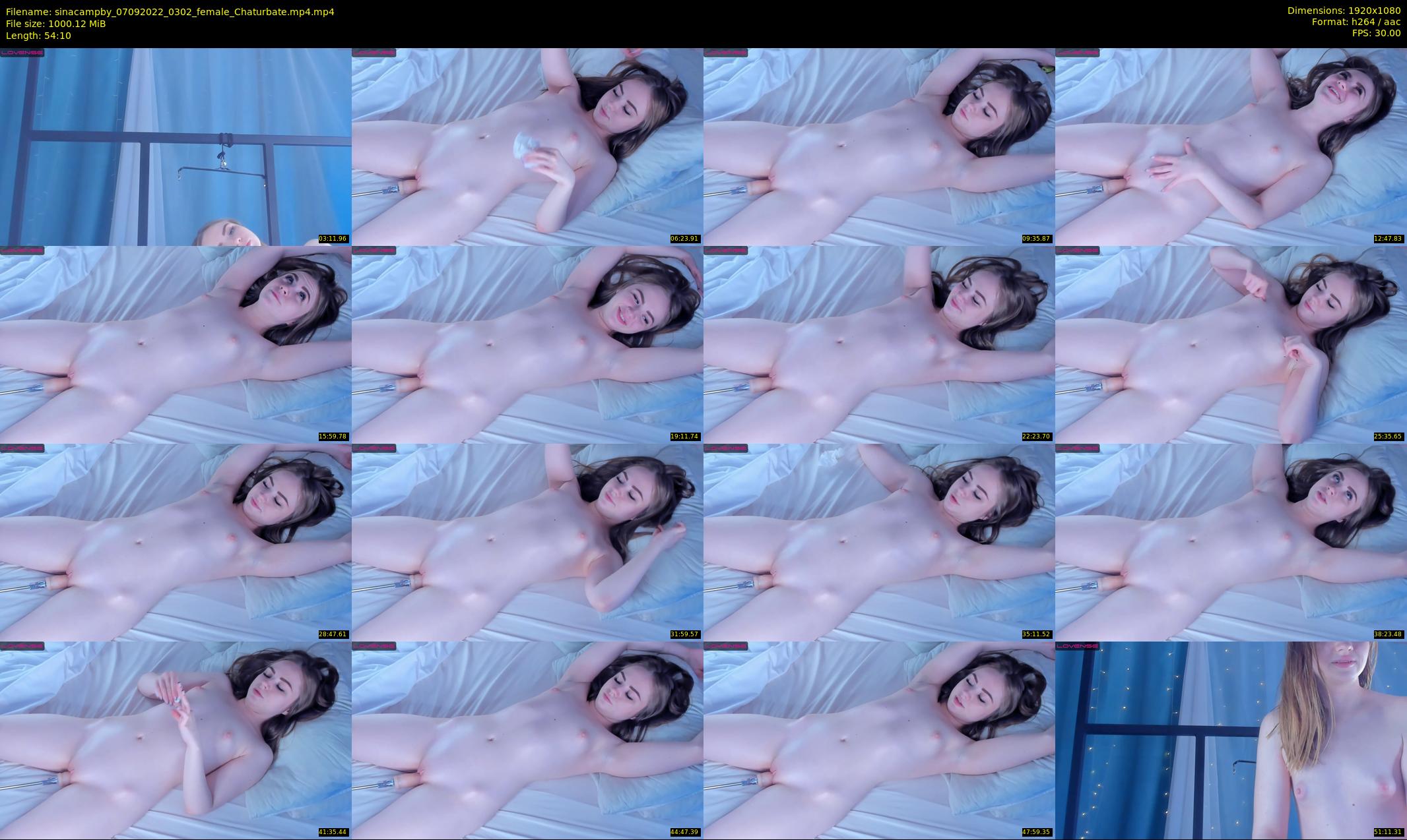 sinacampby — 55 minute Chaturbate couple cam show recording, 1080p, Sep 7, 2022