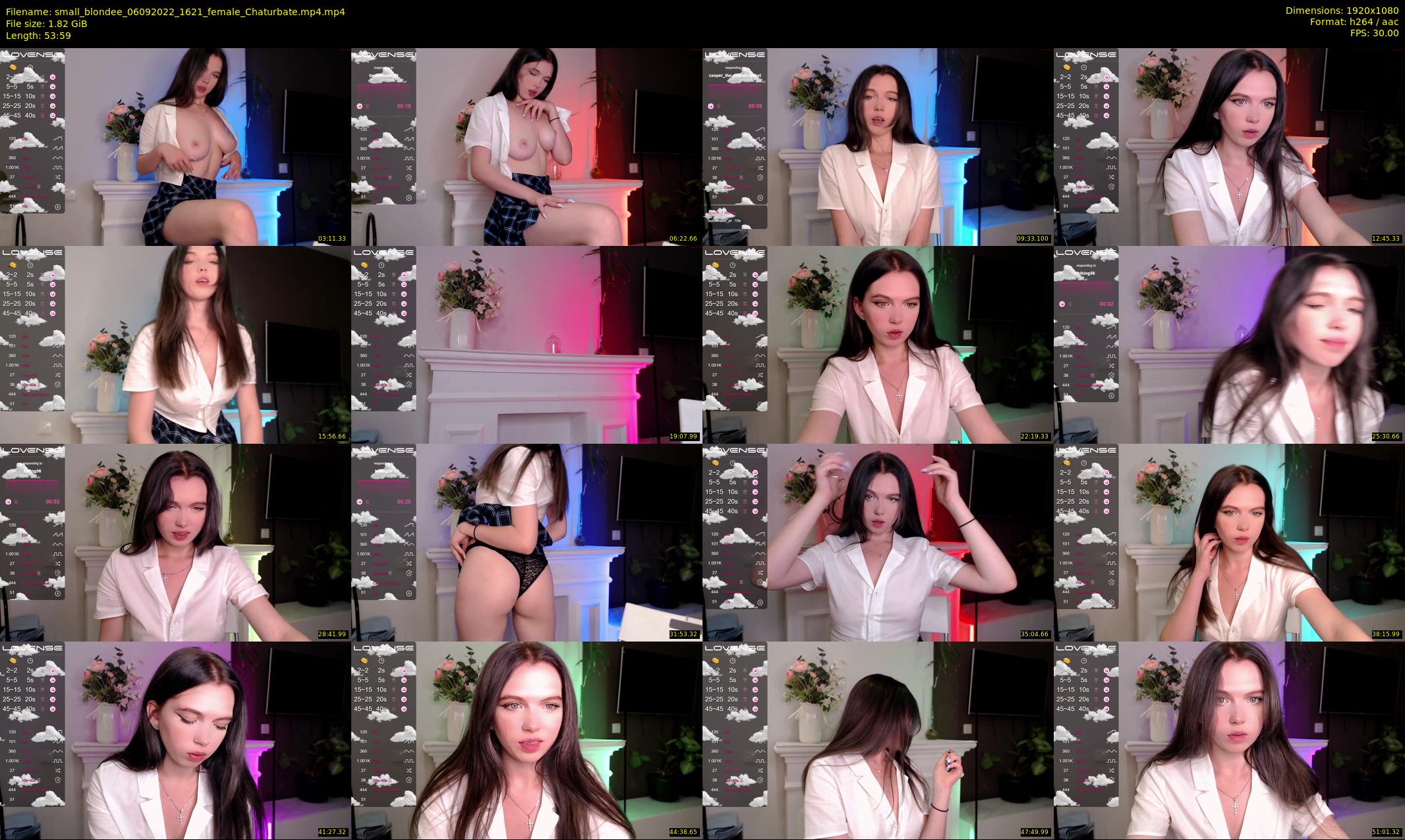 small_blondee — 54 minute Chaturbate female cam show recording, 1080p, Sep 6, 2022