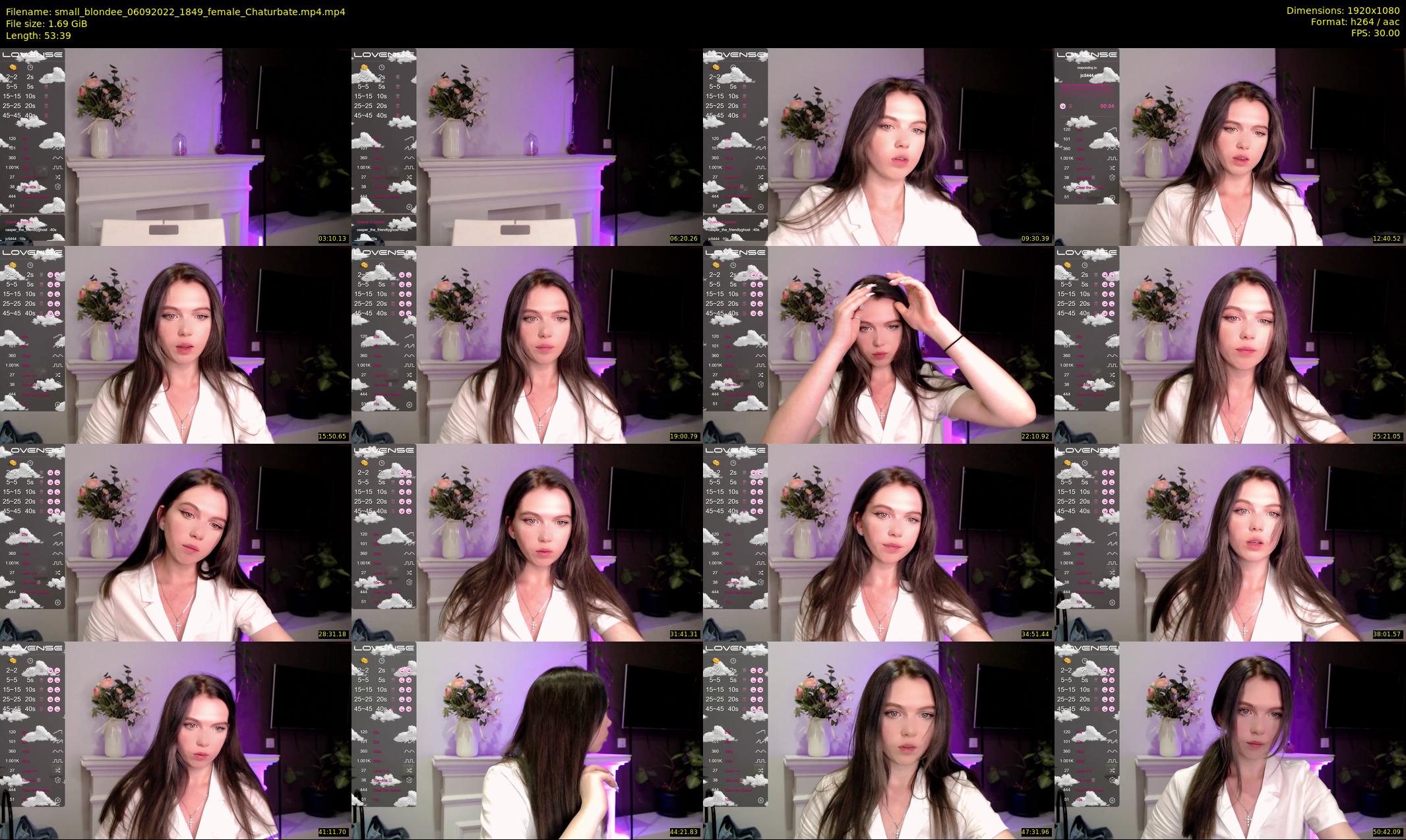 small_blondee — 54 minute Chaturbate female cam show recording, 1080p, Sep 6, 2022
