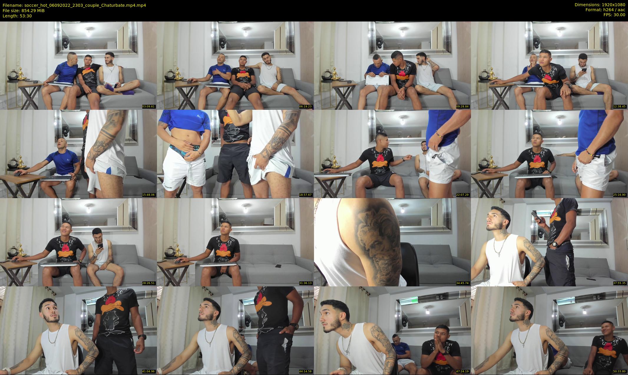 soccer_hot — 54 minute Chaturbate male cam show recording, 1080p, Sep 6, 2022