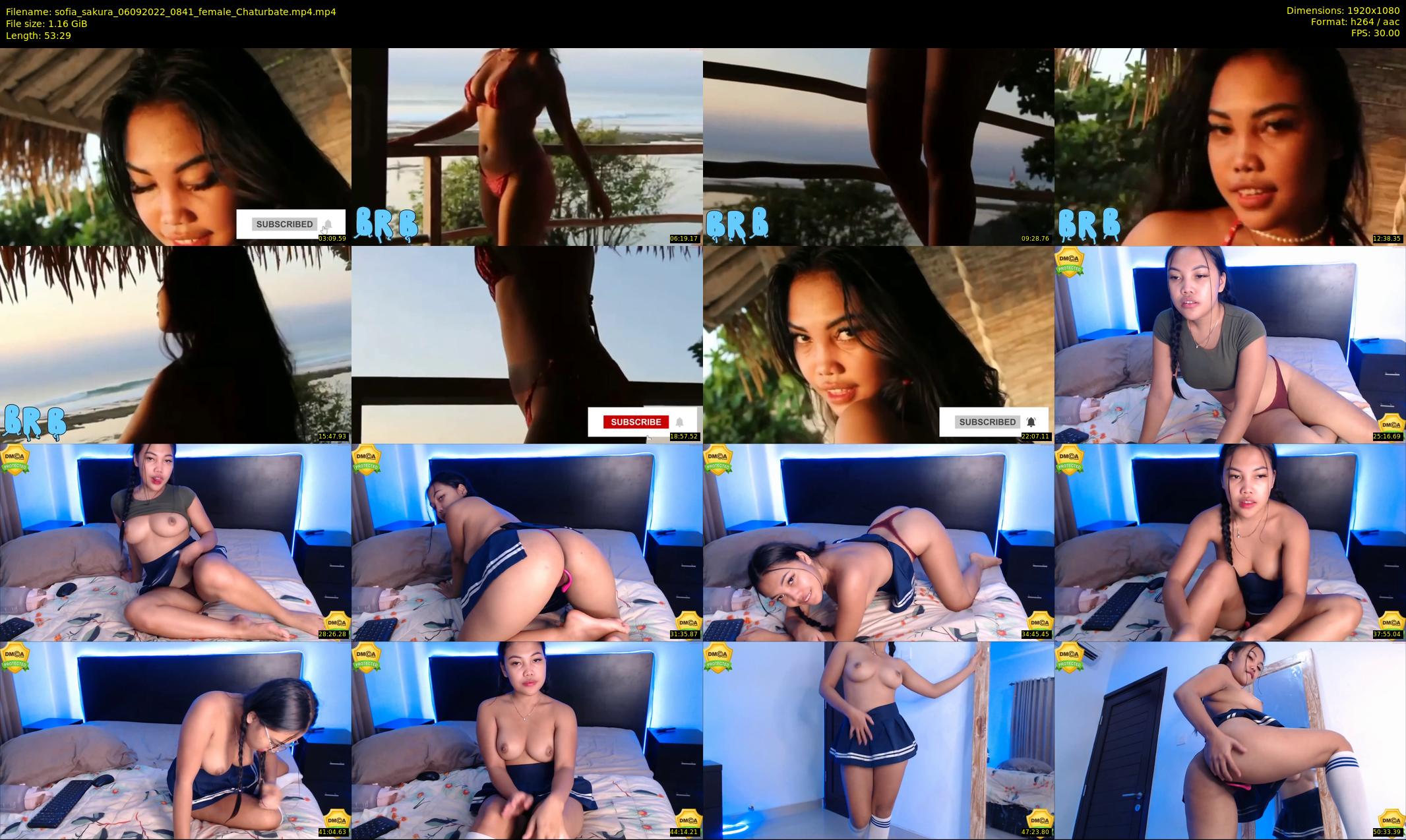 sofia_sakura — 54 minute Chaturbate female cam show recording, 1080p, Sep 6, 2022