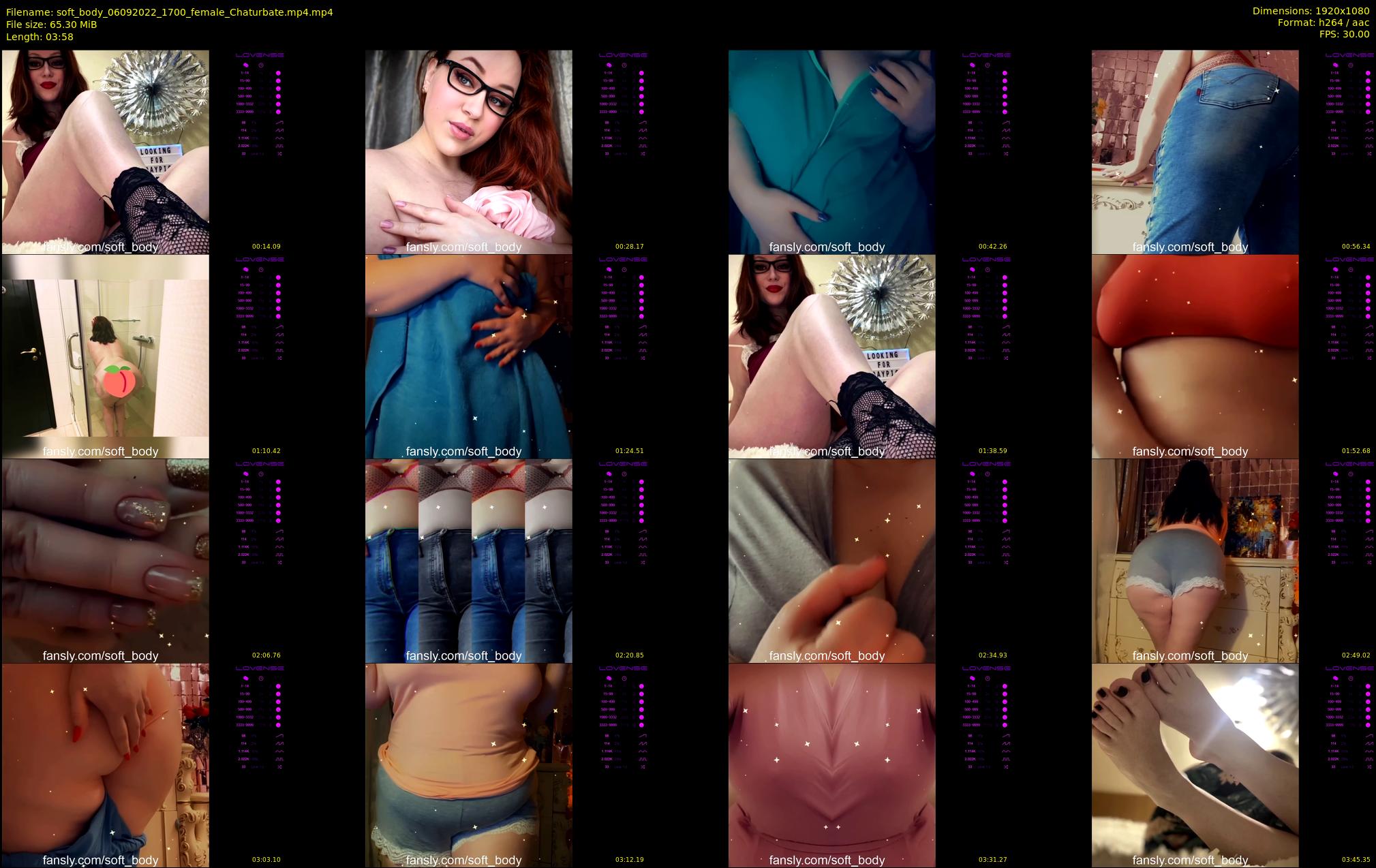 soft_body — 4 minute Chaturbate female cam show recording, 1080p, Sep 6, 2022